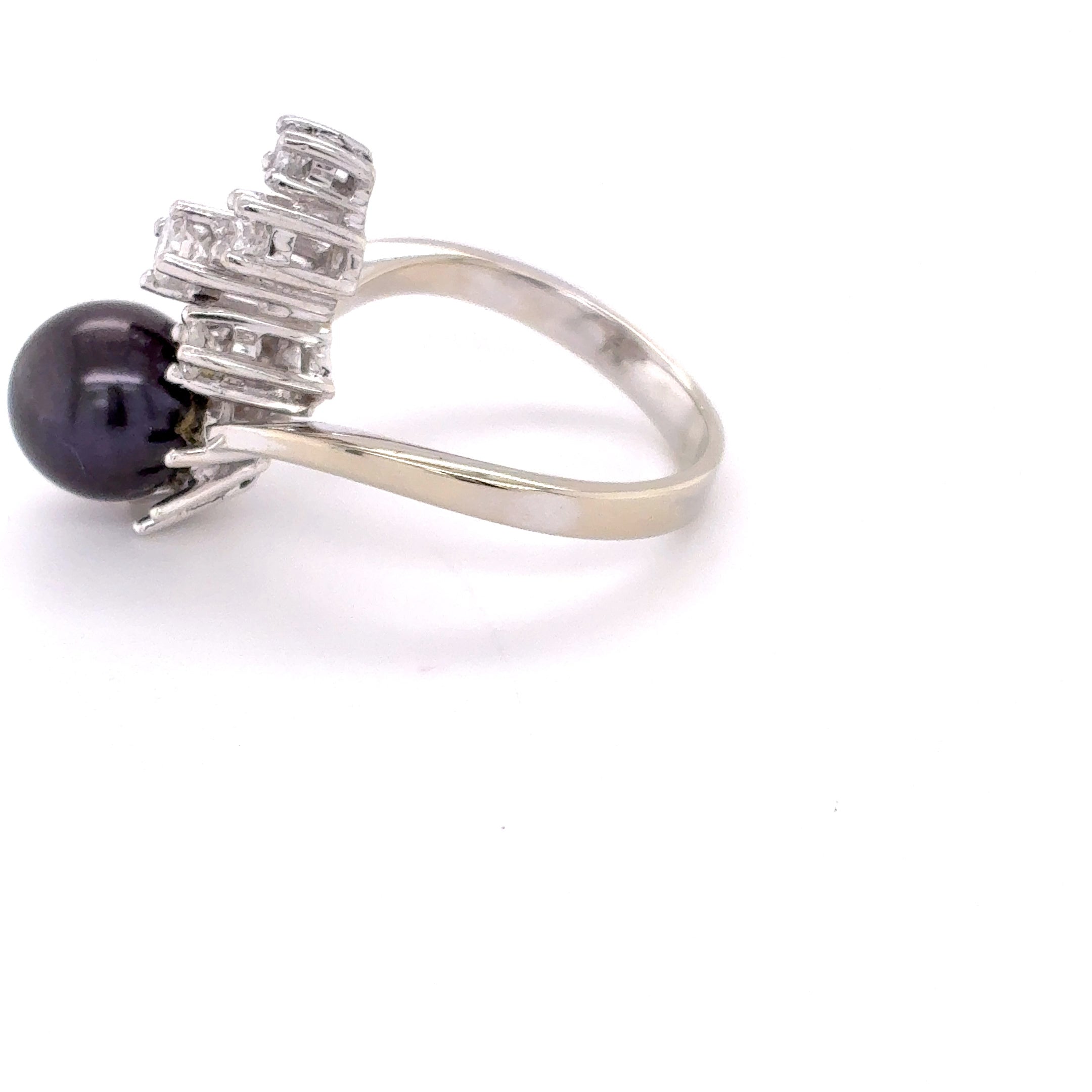 Ring Goldring Brillant 585/14 Karat Weißgold Gr.51