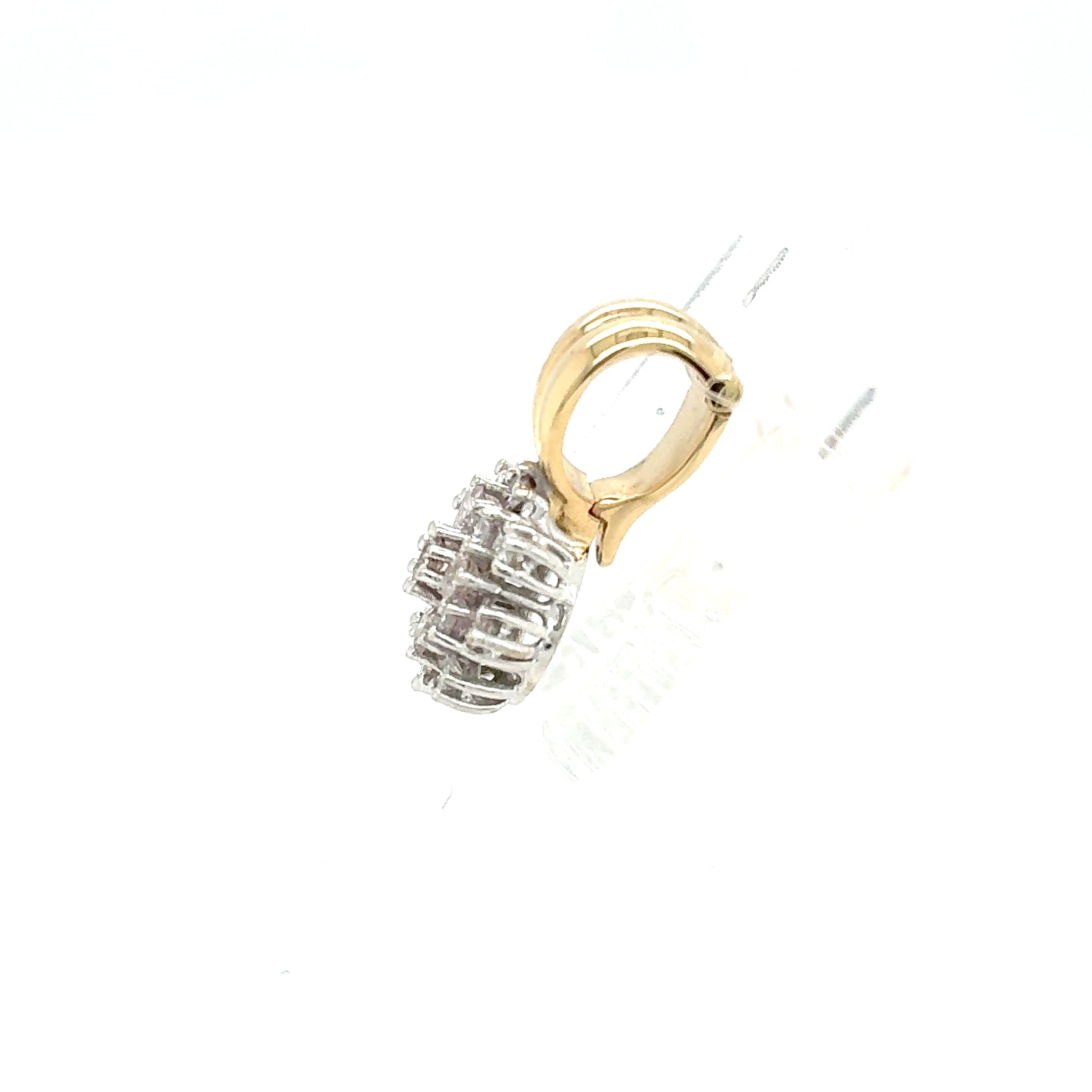 Anhänger Brillanten Kette 585 Gelbgold 14 Karat