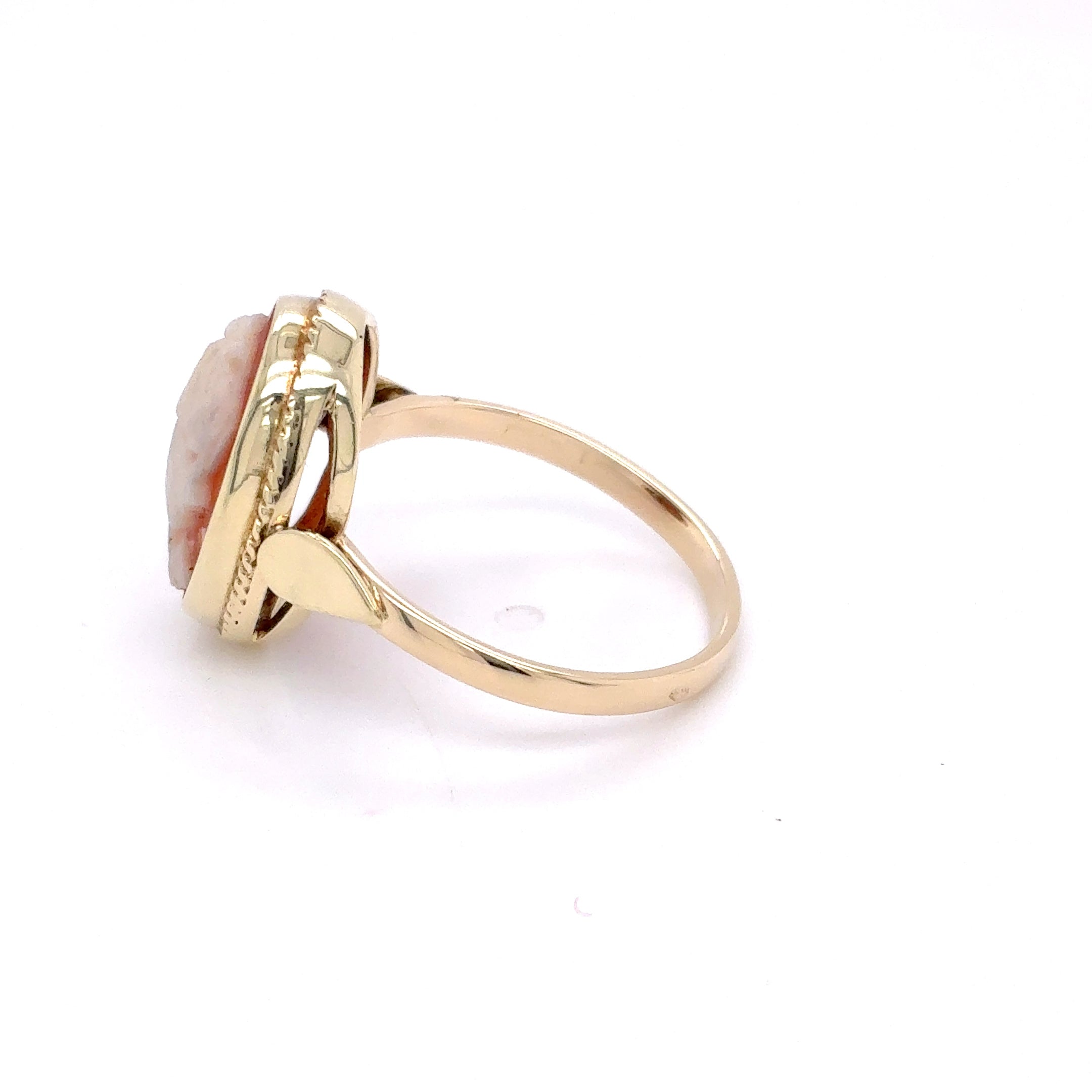Damenring Gemme Ring 585 Gelbgold 14kt Gold Gr. 52