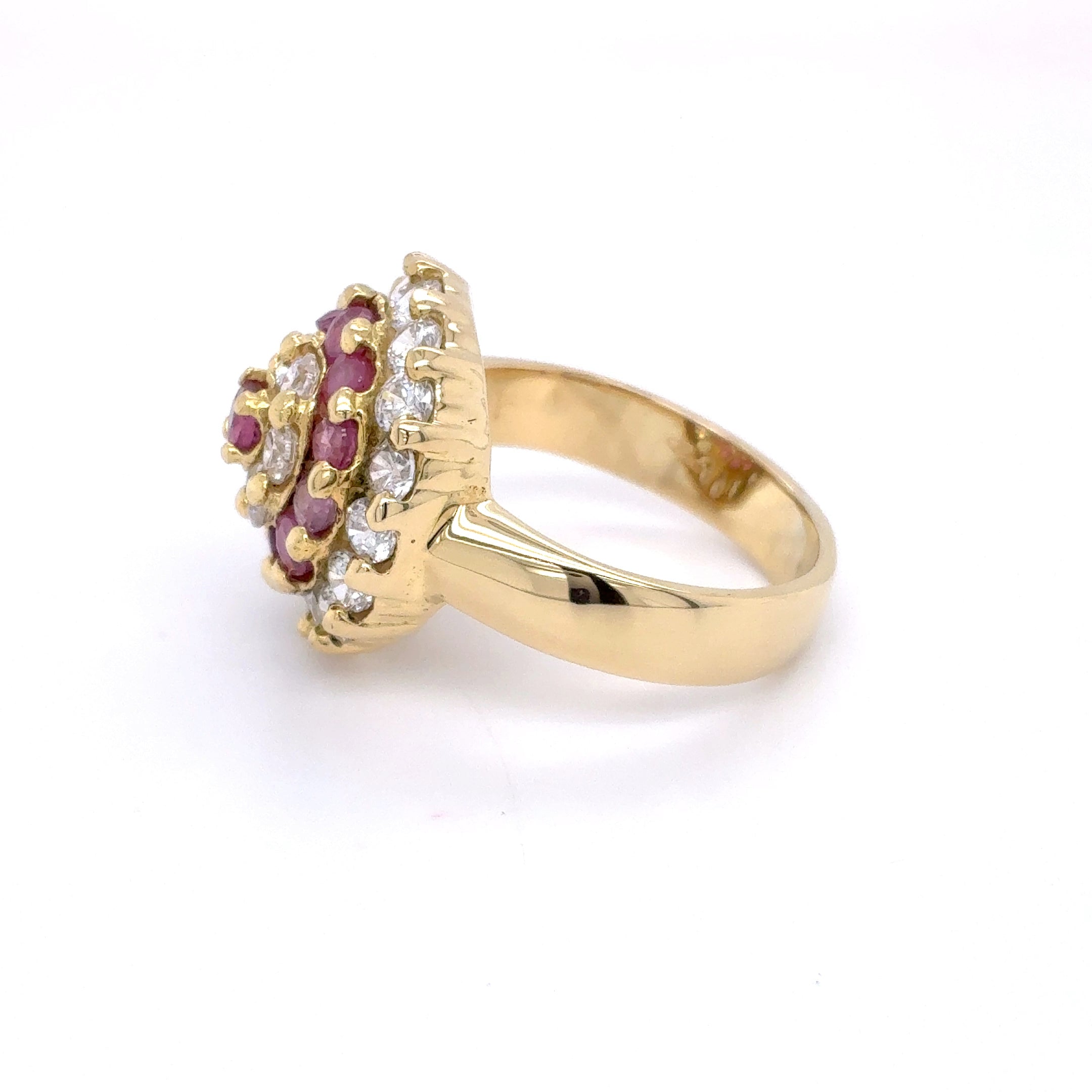 Damenring Gold 750 Gelbgold 18 Karat