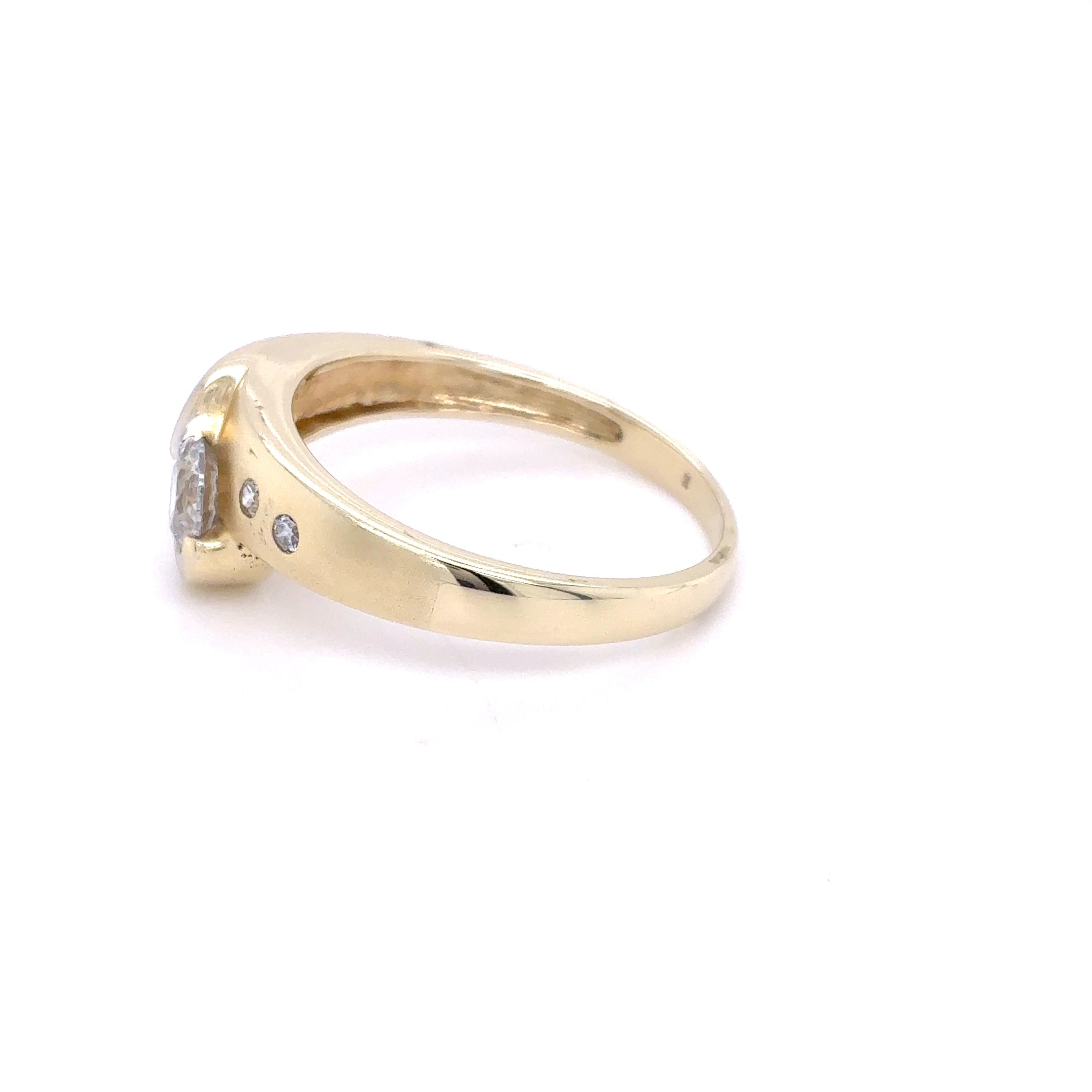 Damenring Ring 585 Gelbgold 14kt Gold Gr.58