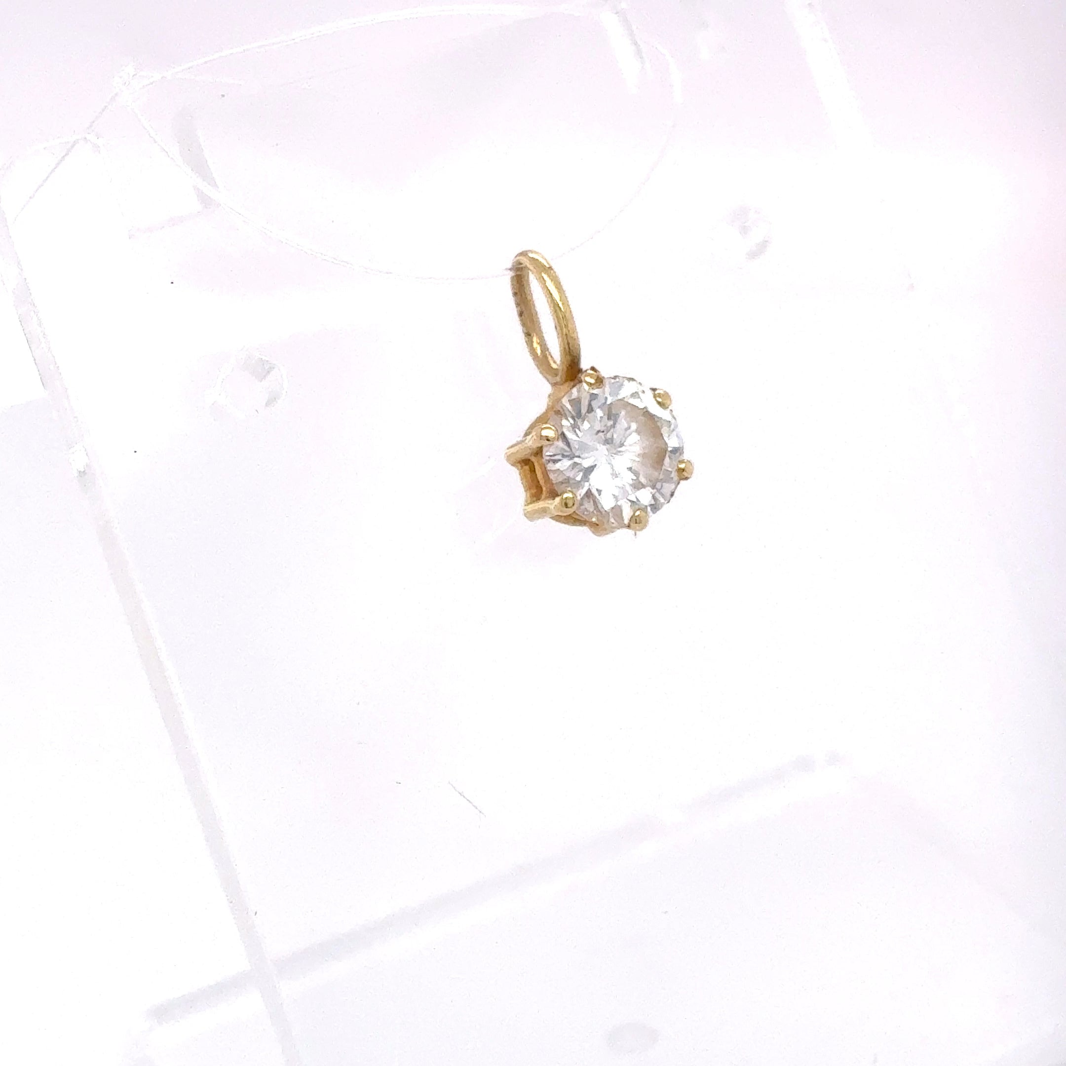 Anhänger Brillant Kette 585 Gelbgold 14 Karat
