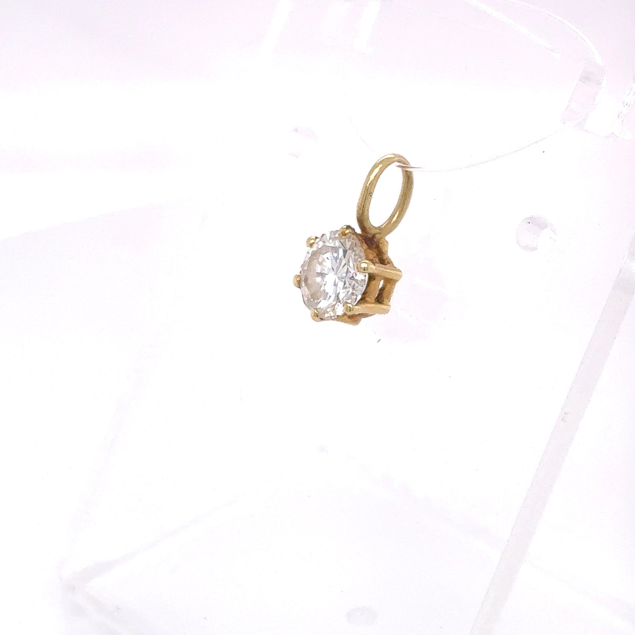 Anhänger Brillant Kette 585 Gelbgold 14 Karat
