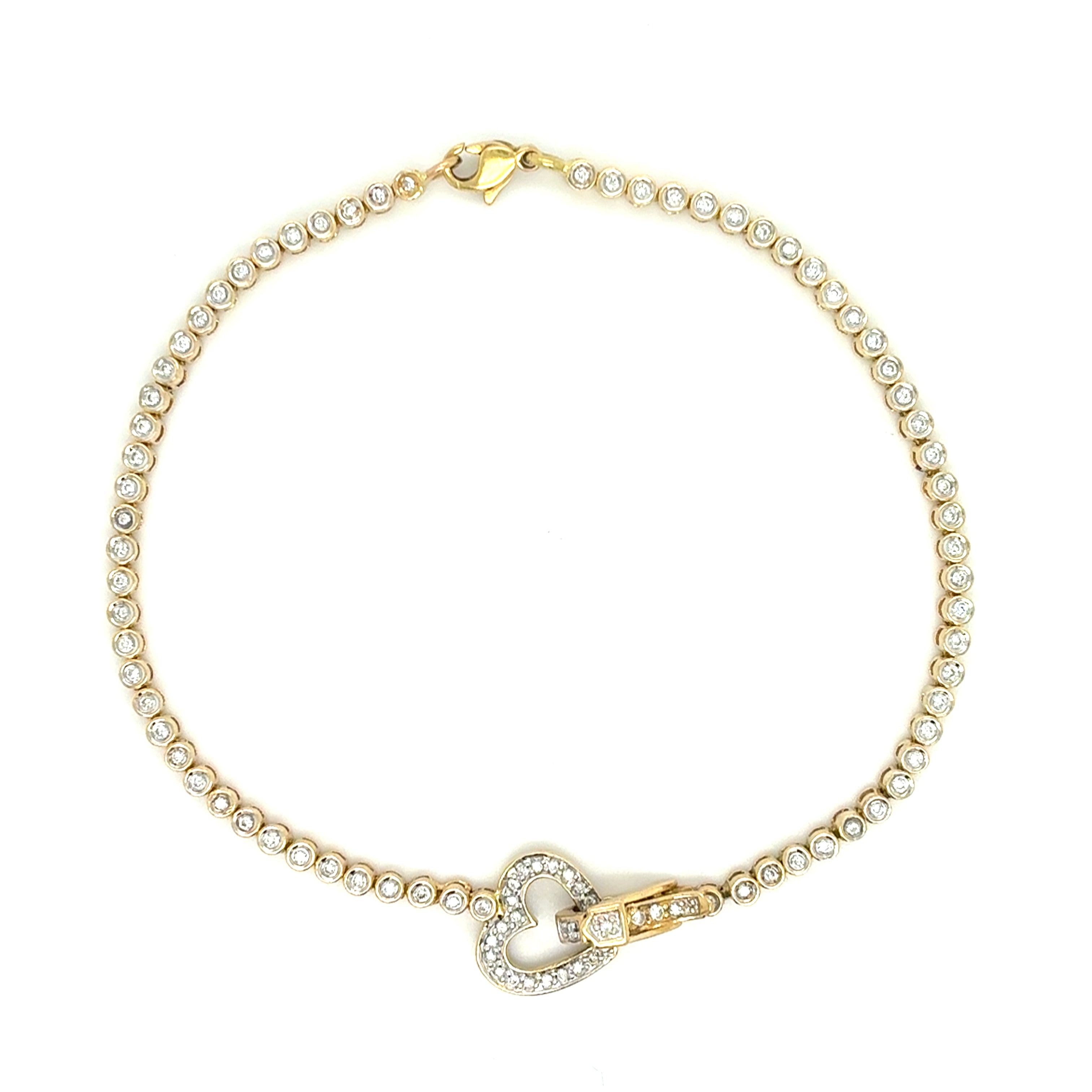 Armband Brillanten Gold 750 Gelbgold 18Karat