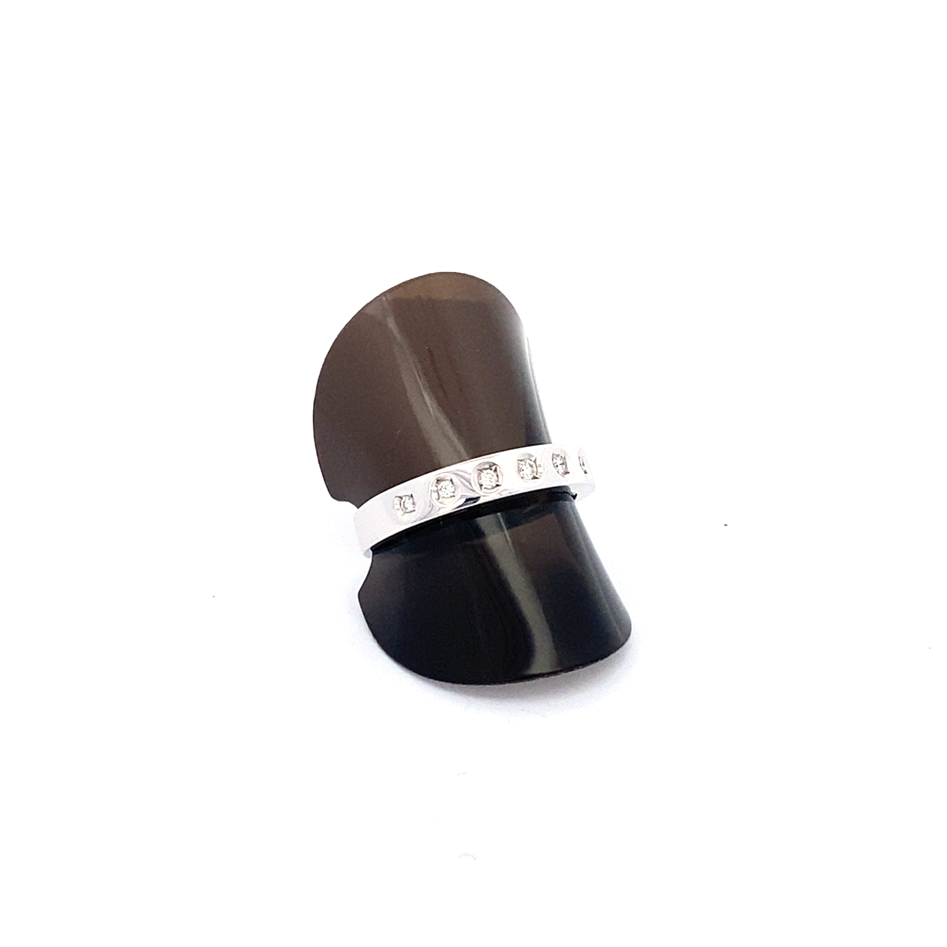 Brillantring Weißgold 585