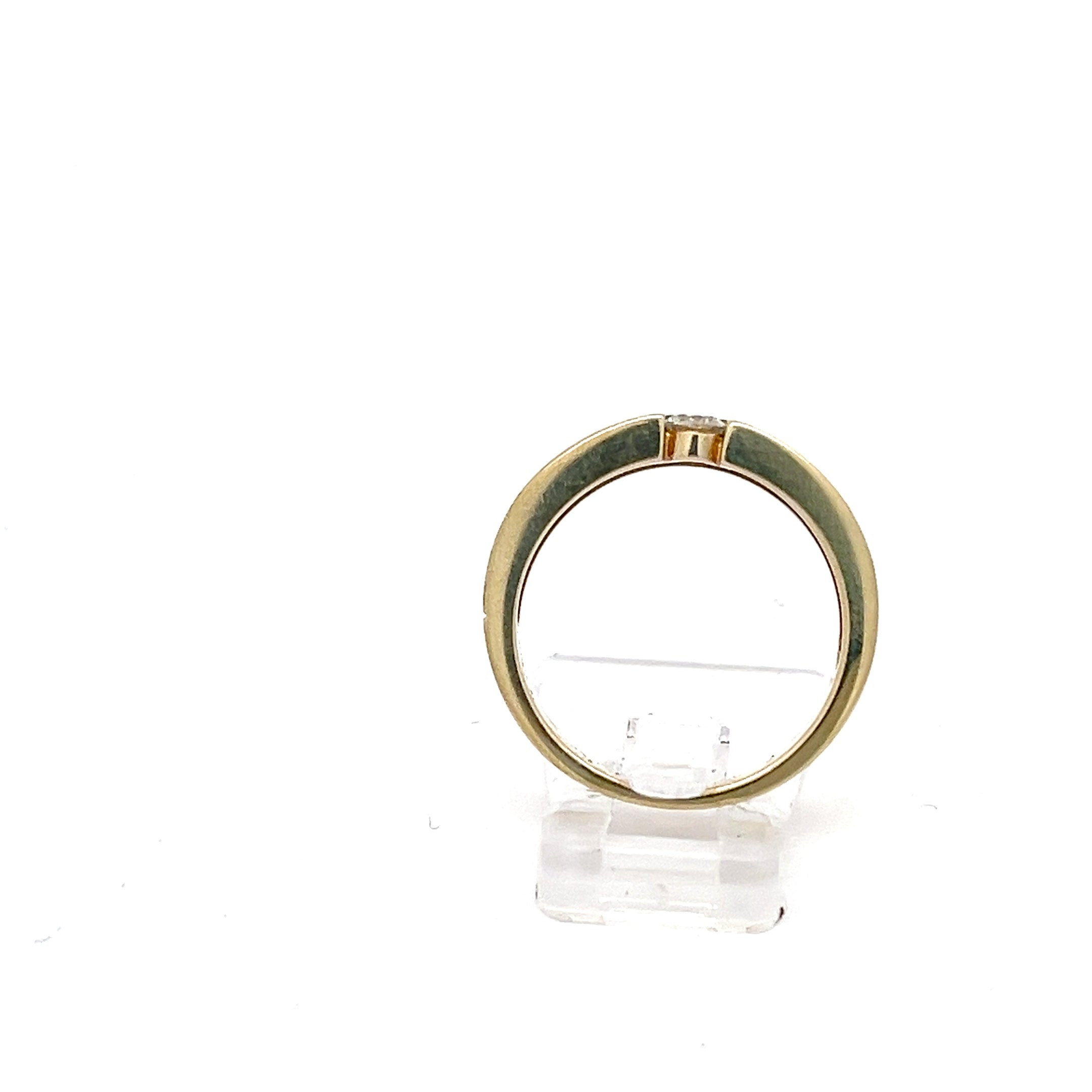 Damenring Gelbgold/ Weißgold 333/8kt Zirkonia Gr.51