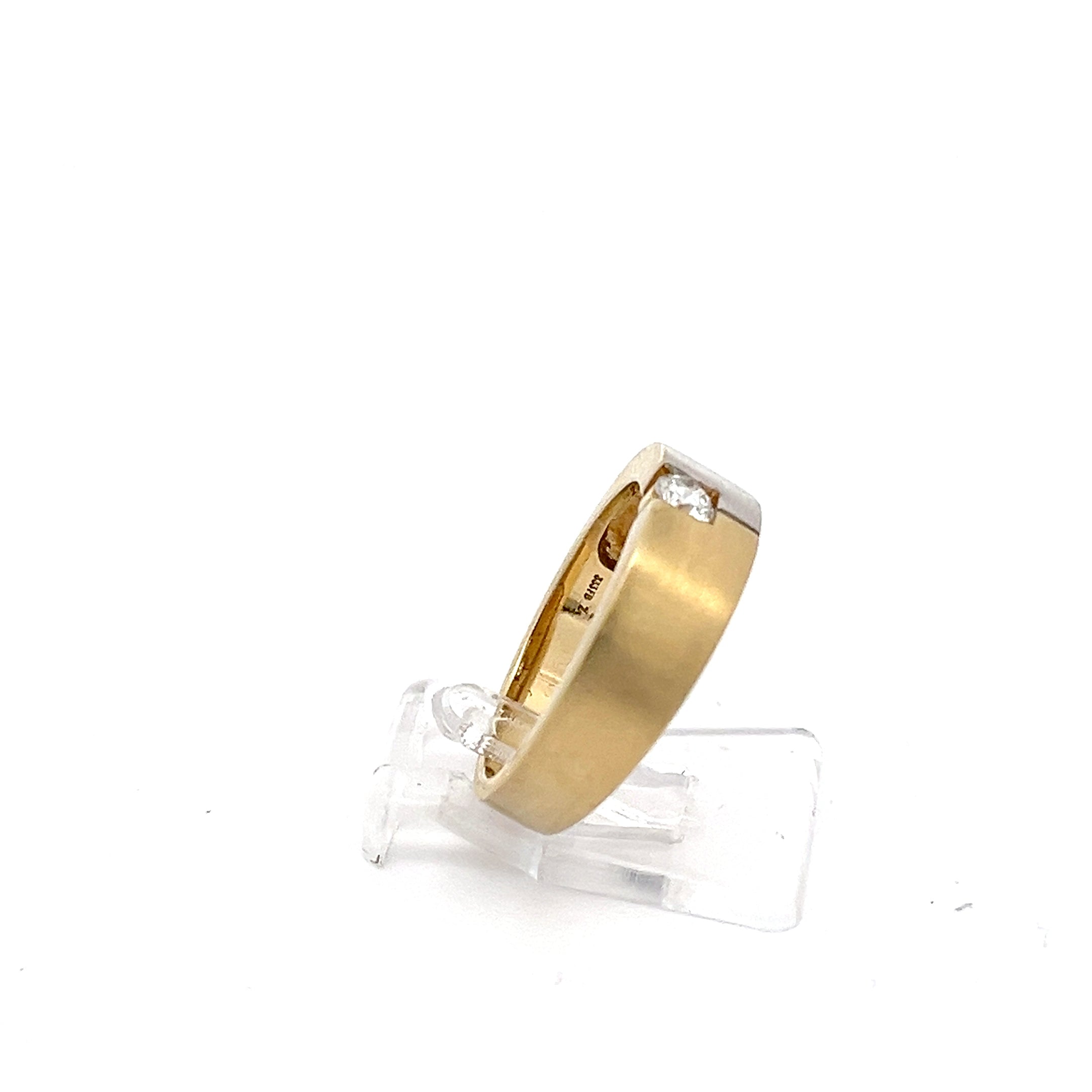 Damenring Gelbgold/ Weißgold 333/8kt Zirkonia Gr.51