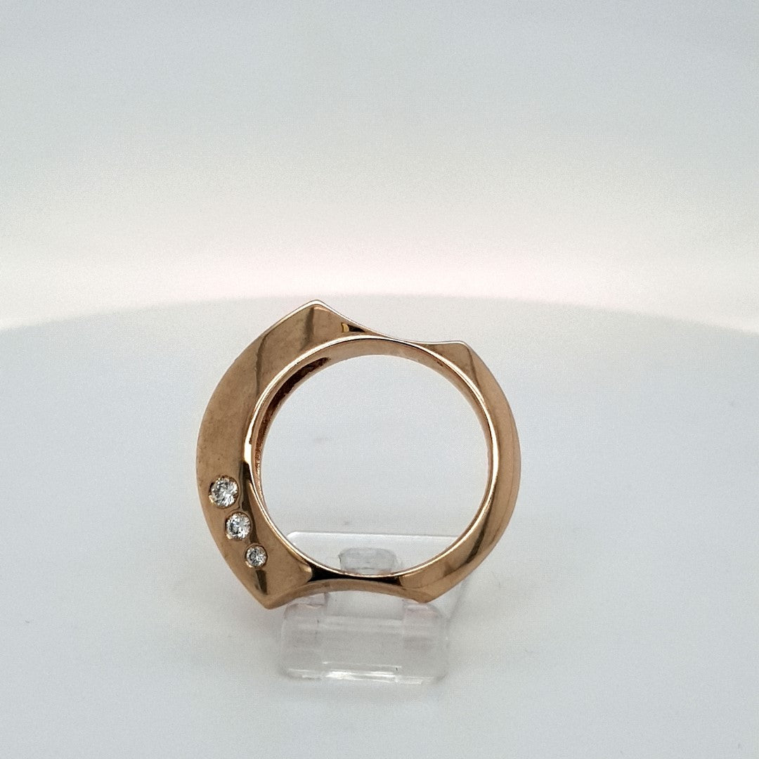 Ring Gelb Gold 585 Brillanten Damen Schmuck