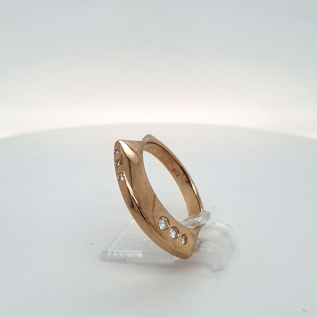 Ring Gelb Gold 585 Brillanten Damen Schmuck
