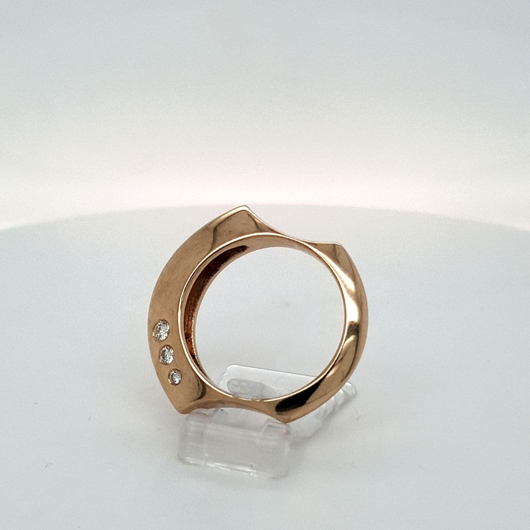 Ring Gelb Gold 585 Brillanten Damen Schmuck