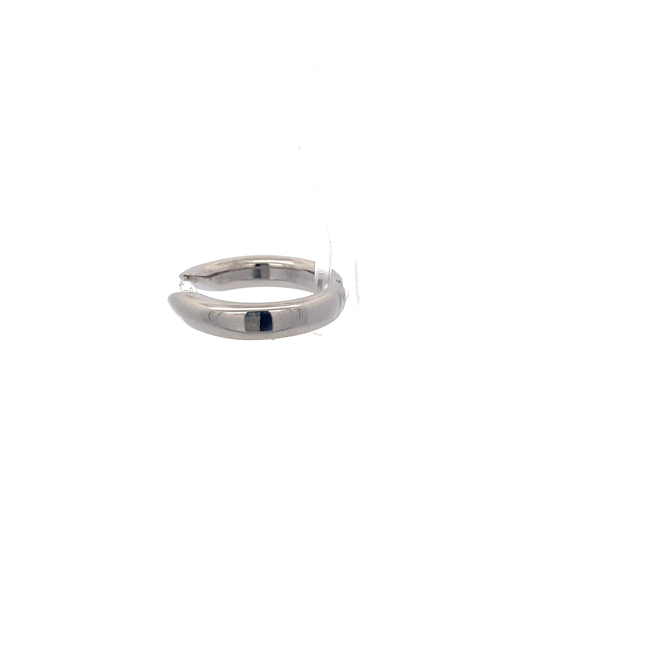 Spannring Titan mit einem Brillant ca.0,24 ct