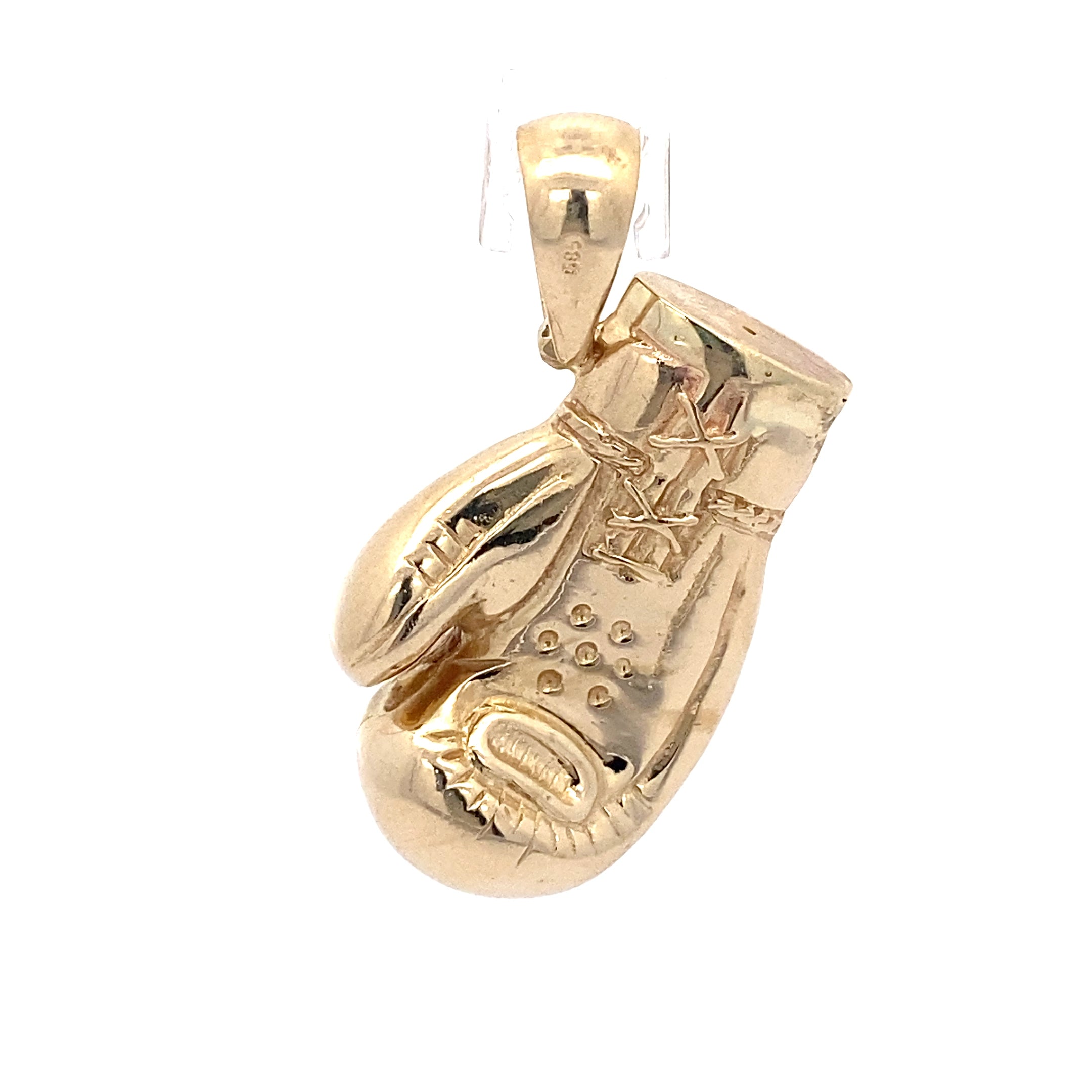 Boxhandschuh Schmuckanhänger Gelbgold 585