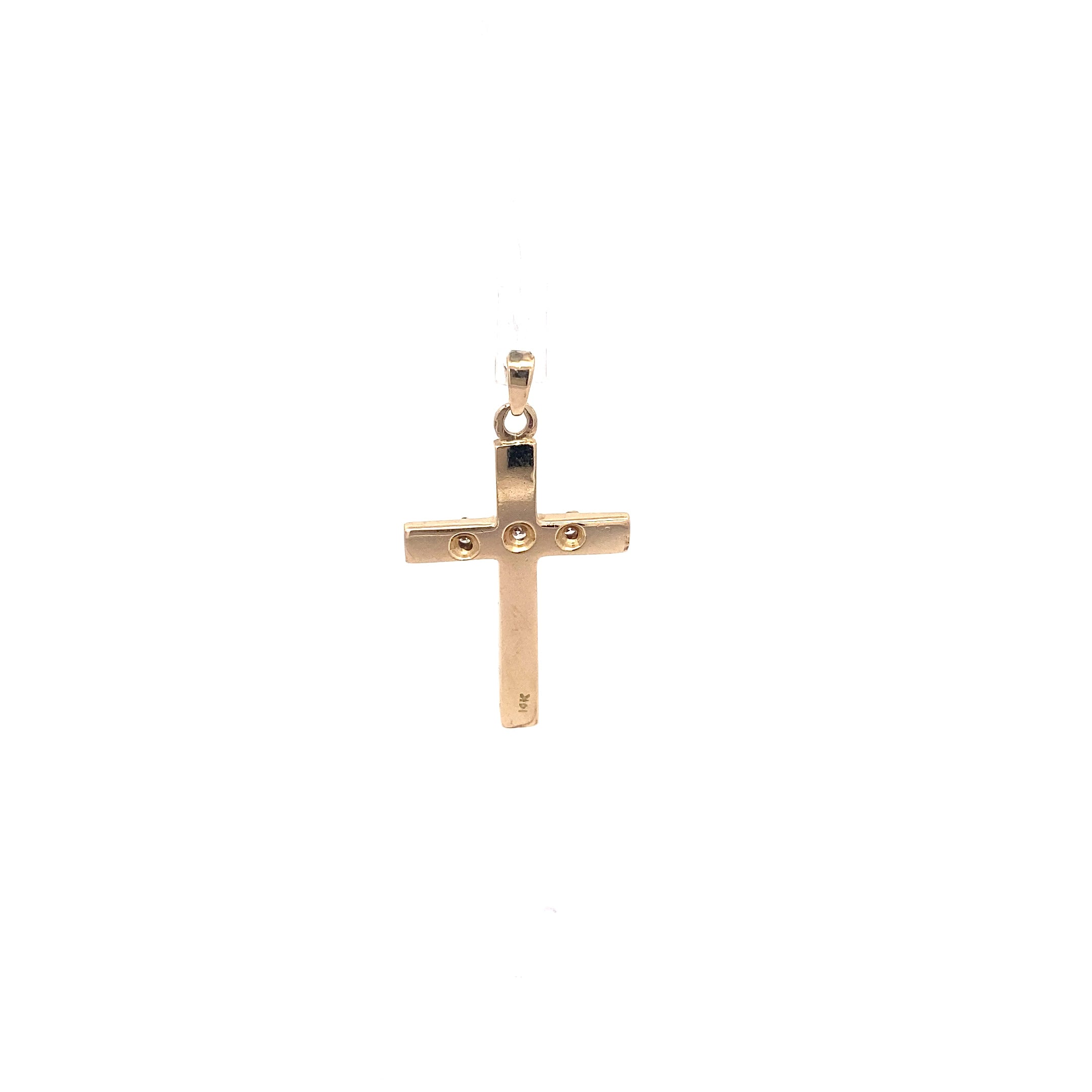 Schmuckanhänger "Kreuz" Gelbgold 585