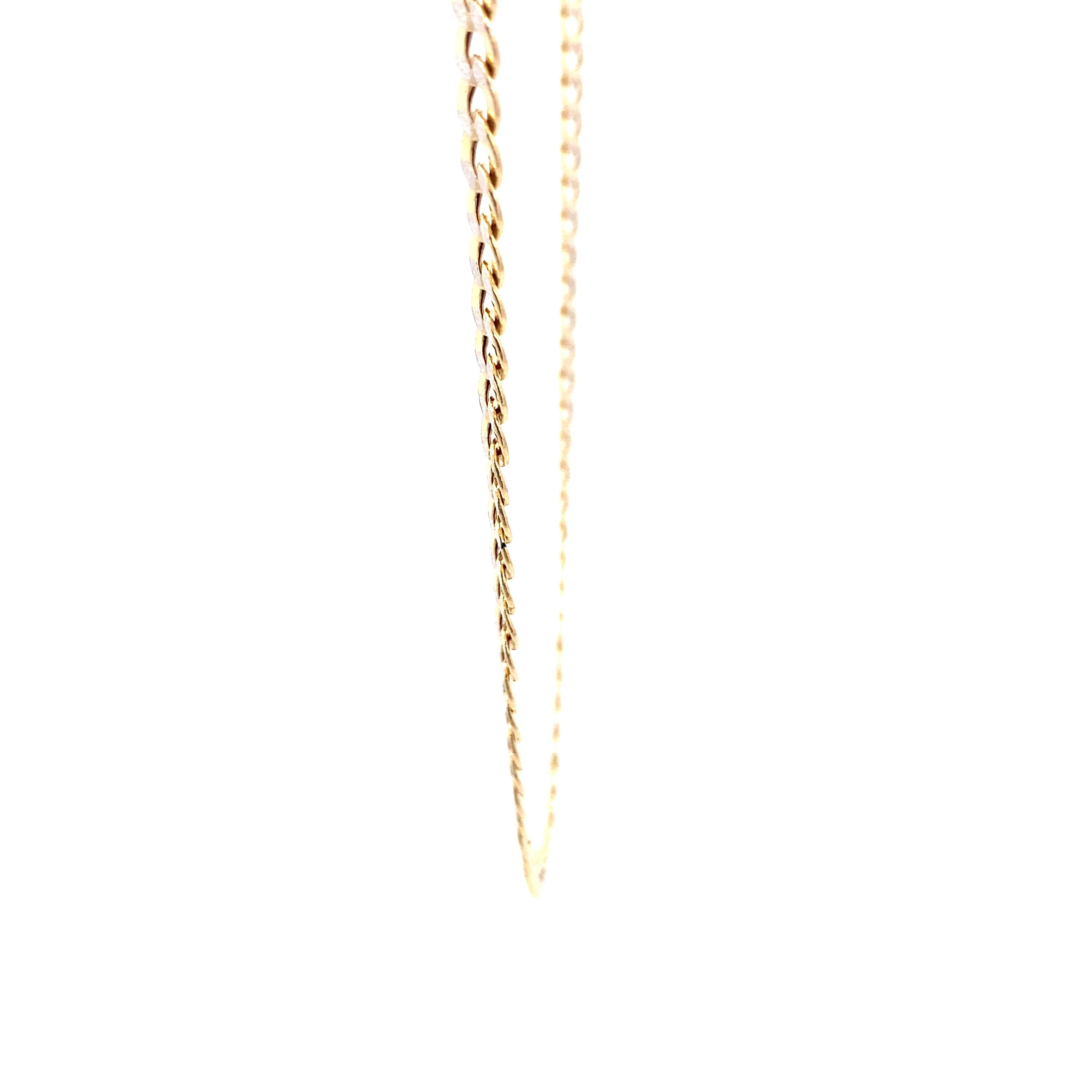 Kette Gelbgold und Weißgold 585
