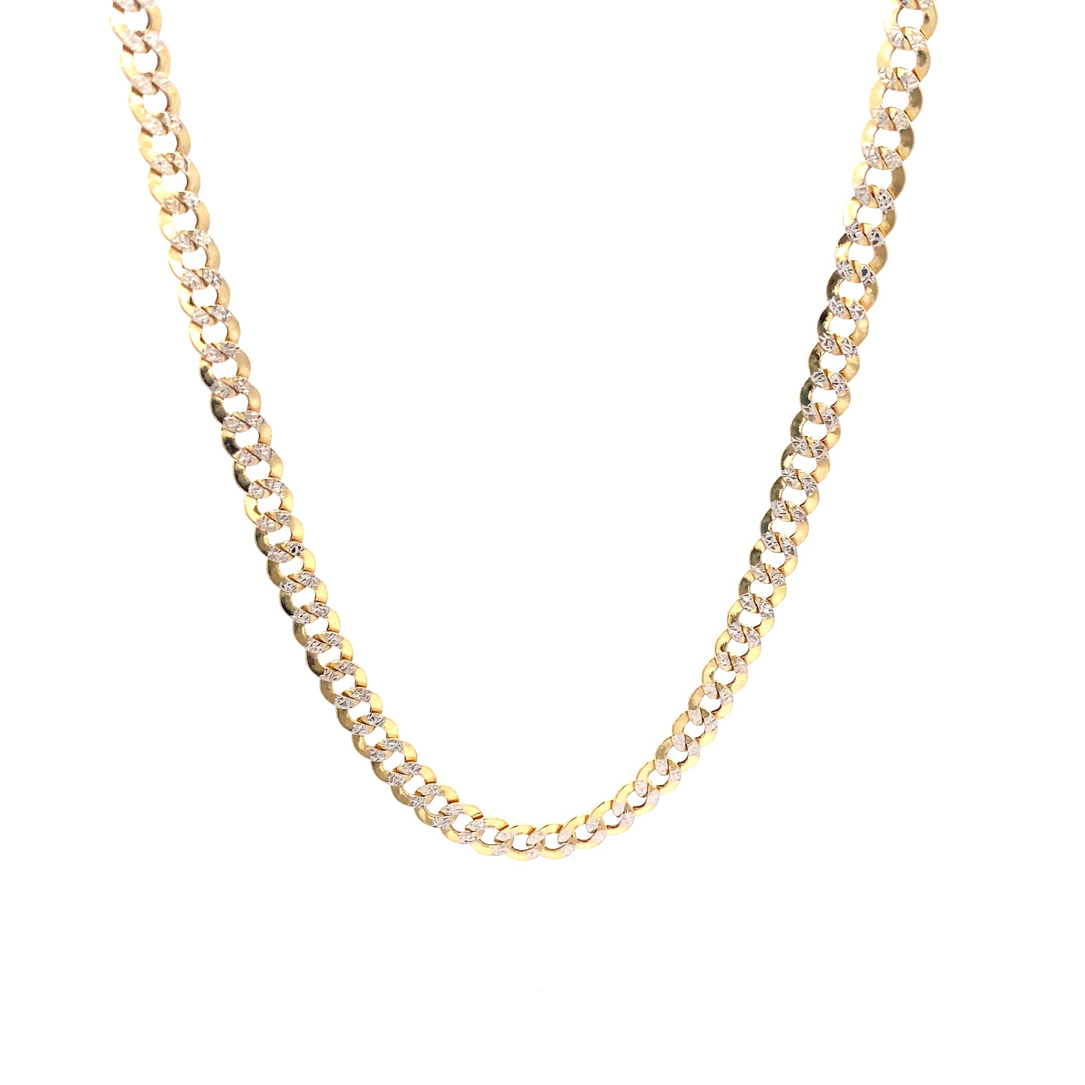 Kette Gelbgold und Weißgold 585
