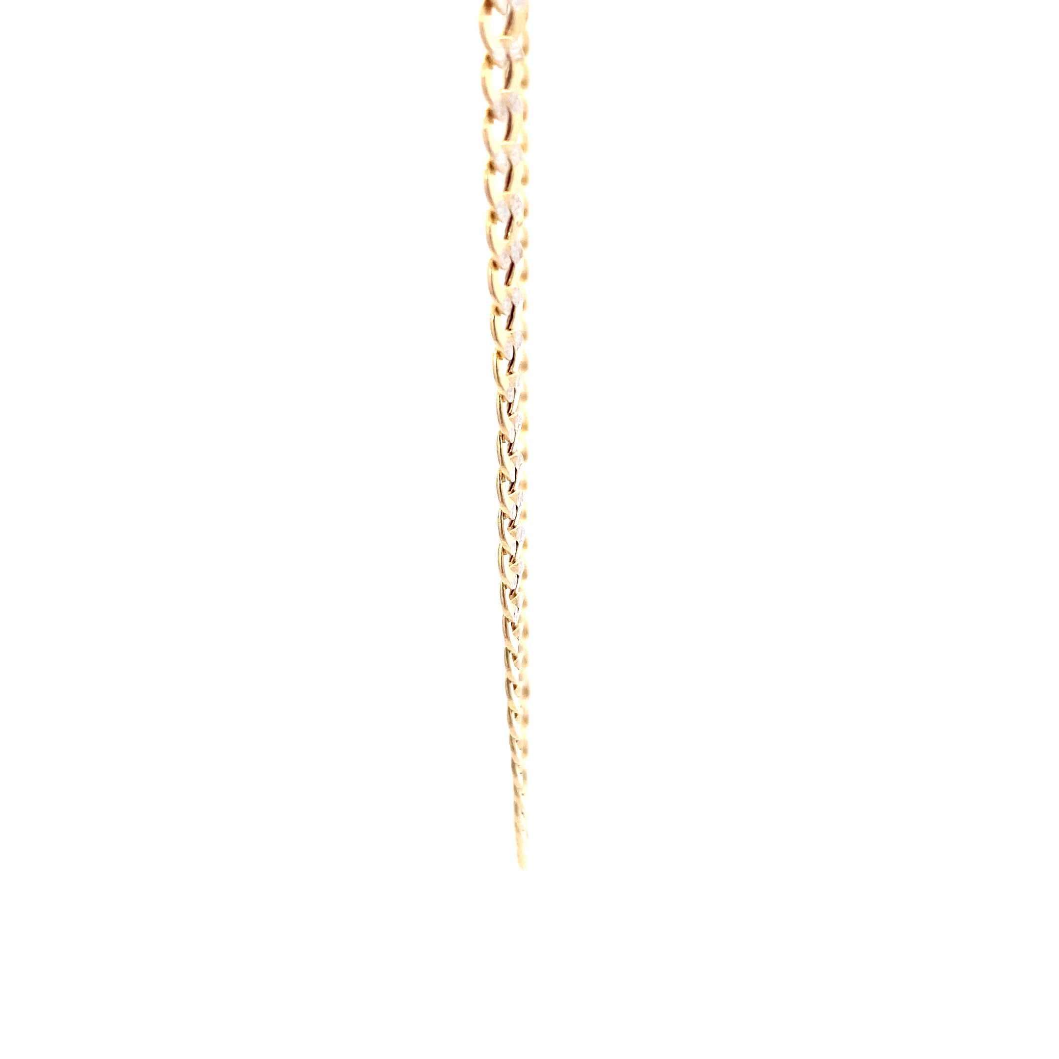 Kette Gelbgold und Weißgold 585