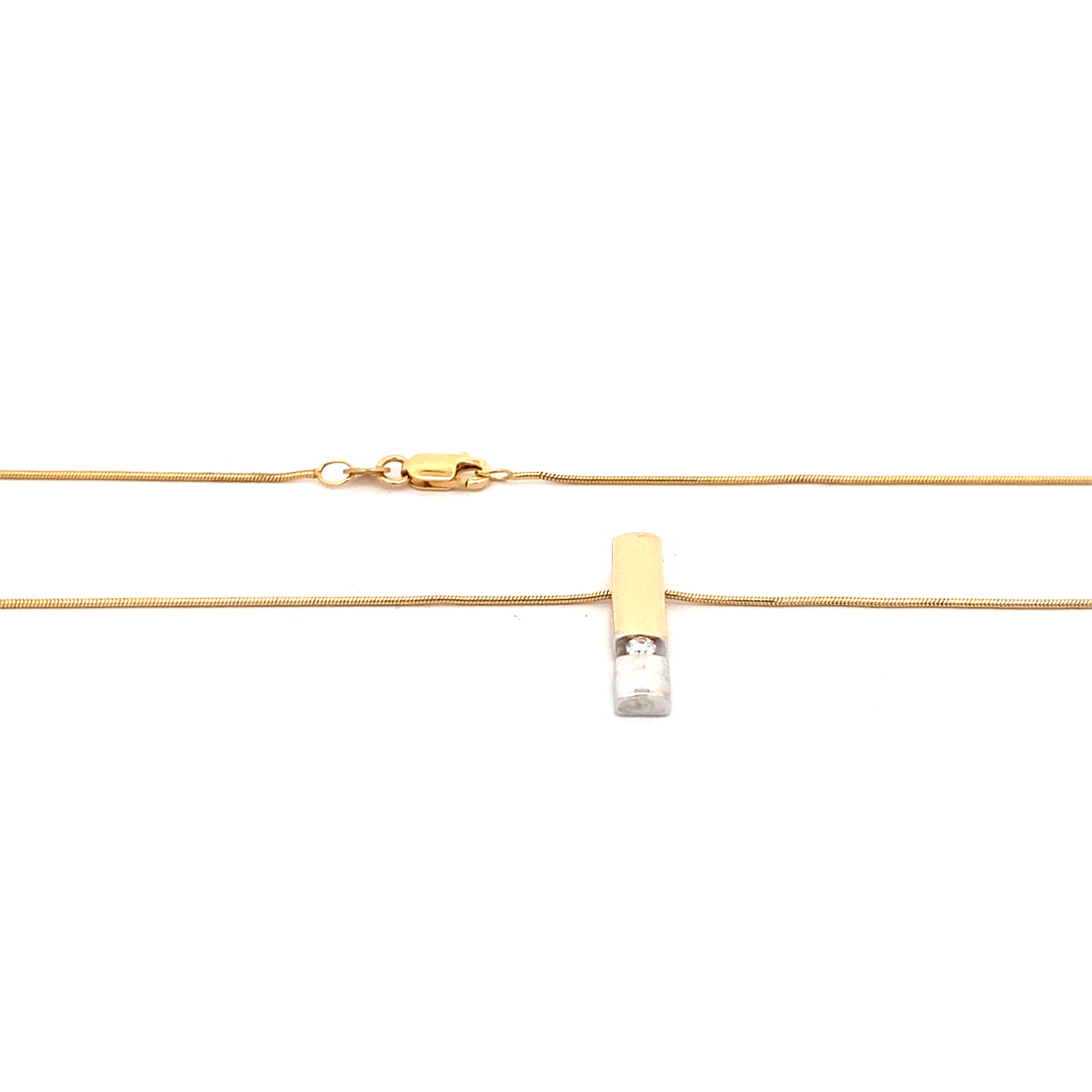 Kette mit Schmuckanhänger Gelbgold 585