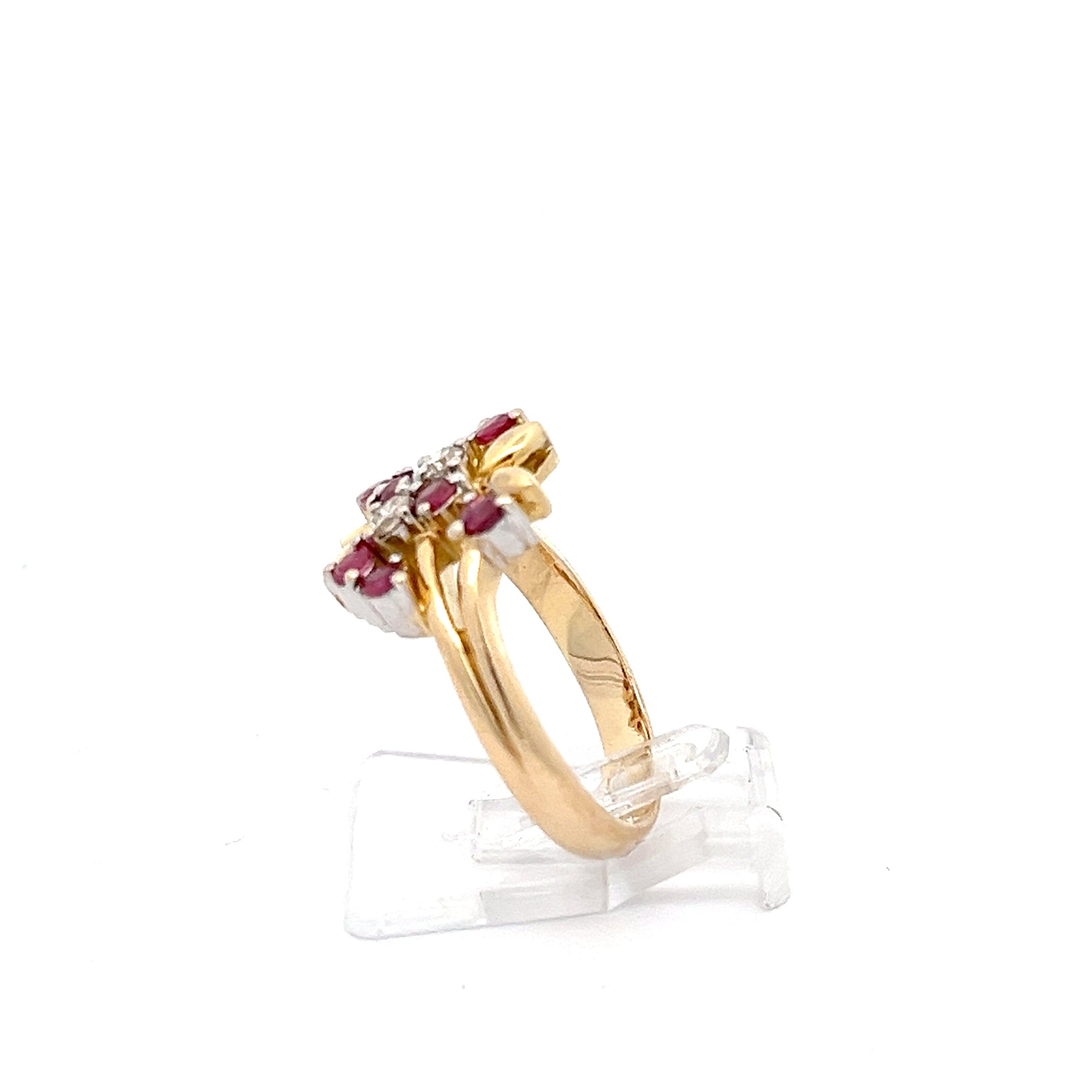 Ring Gelb Gold 585 14kt. 2 Brill