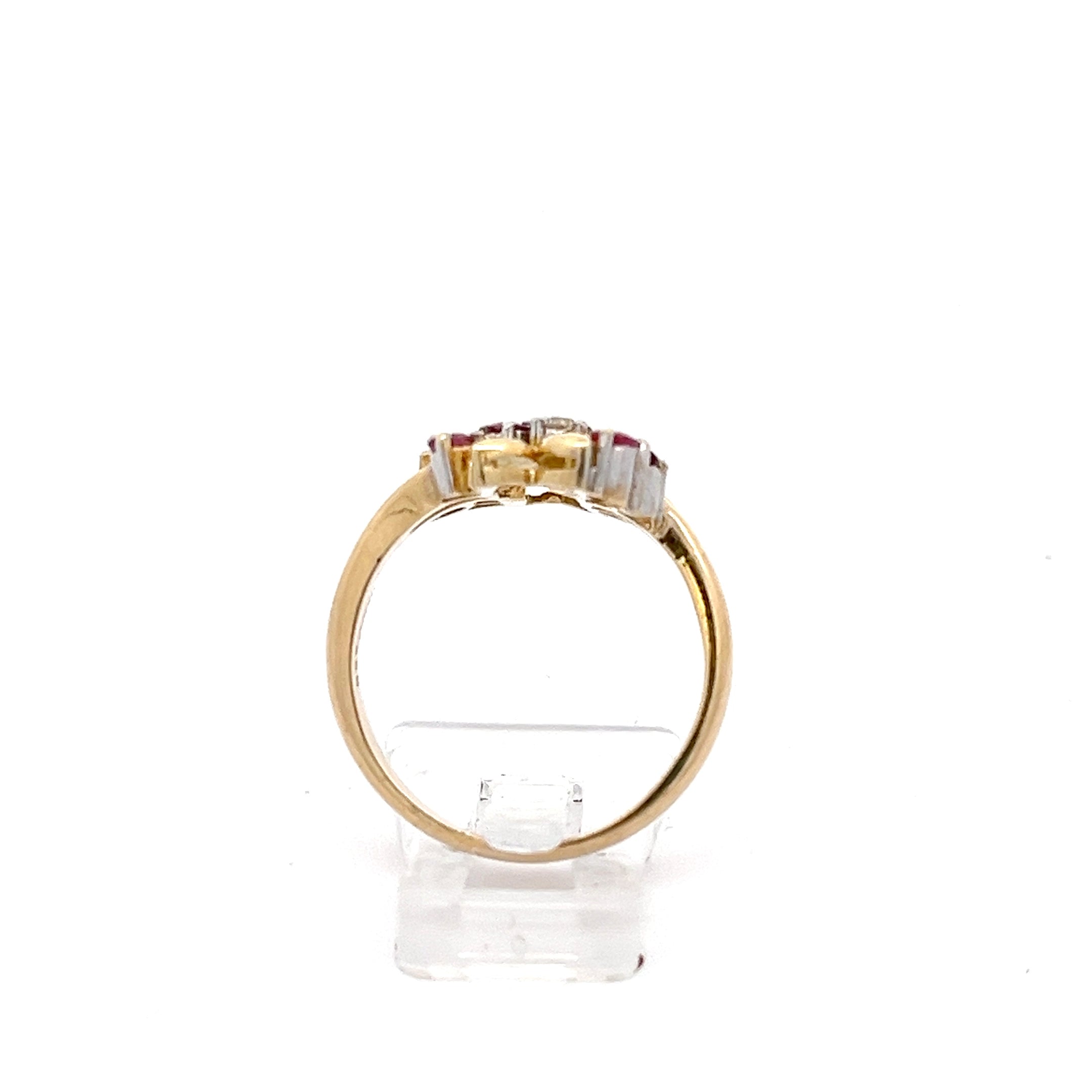 Ring Gelb Gold 585 14kt. 2 Brill