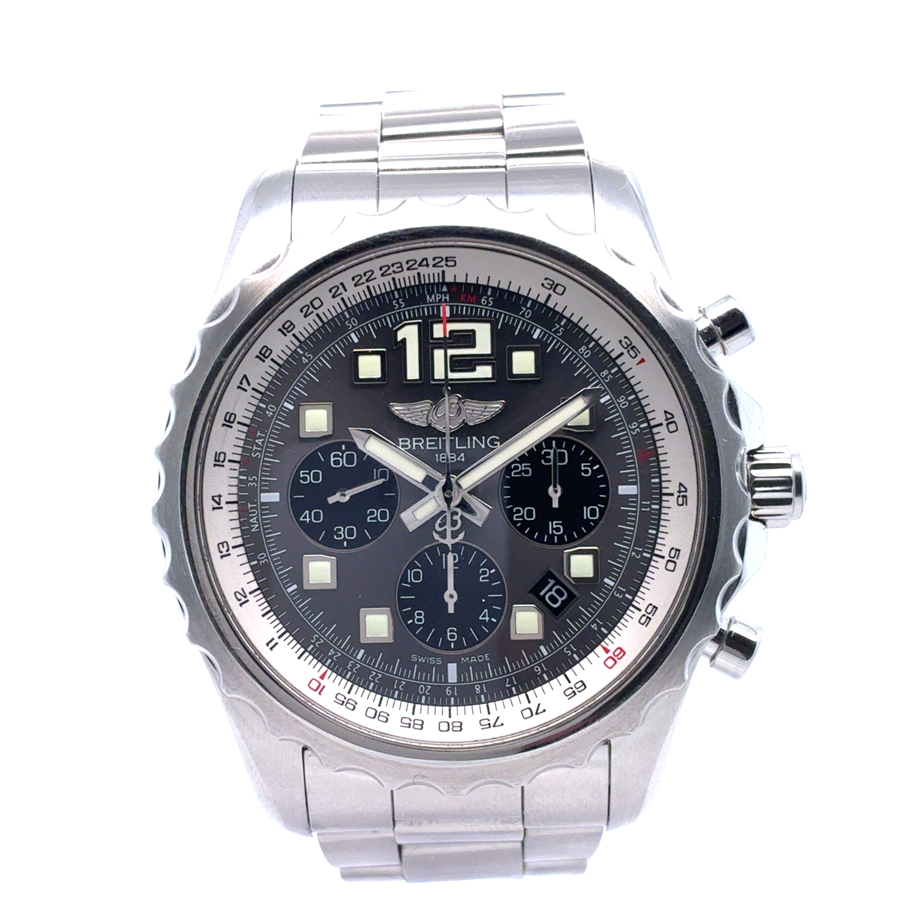 Breitling Chronospace Ø48 Ref. A23360 Stahl/Stahl Fullset