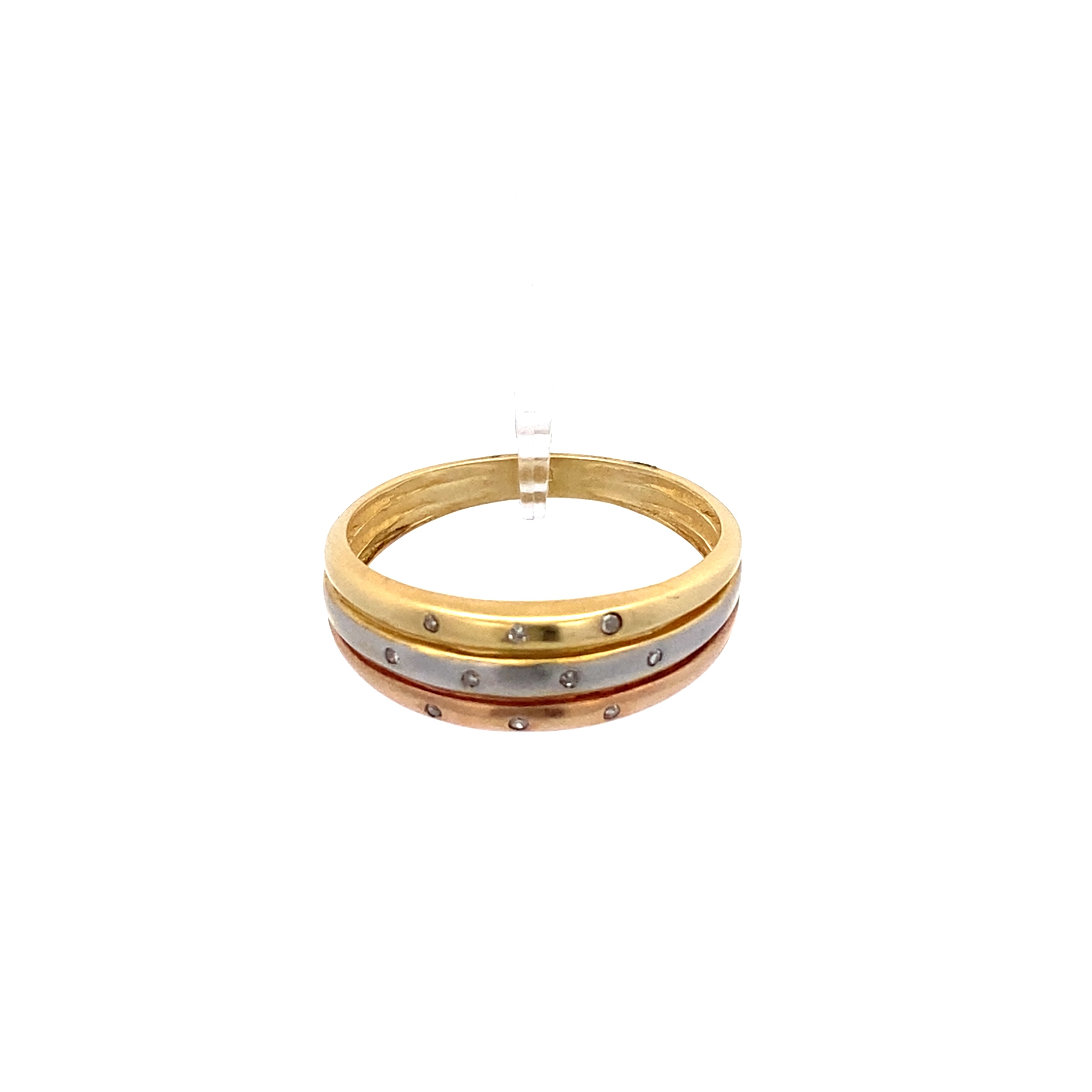 Brillantring Tricolor 585