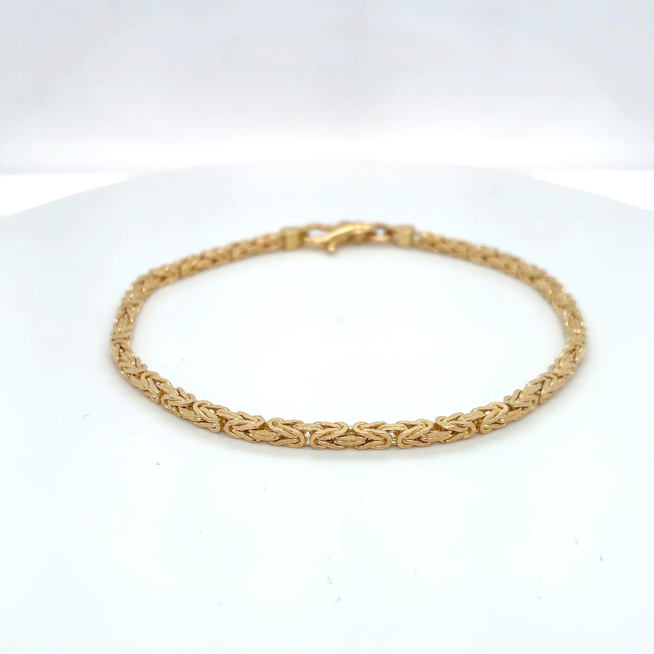 Königskettenarmband Gold 750 Gelbgold 18Karat