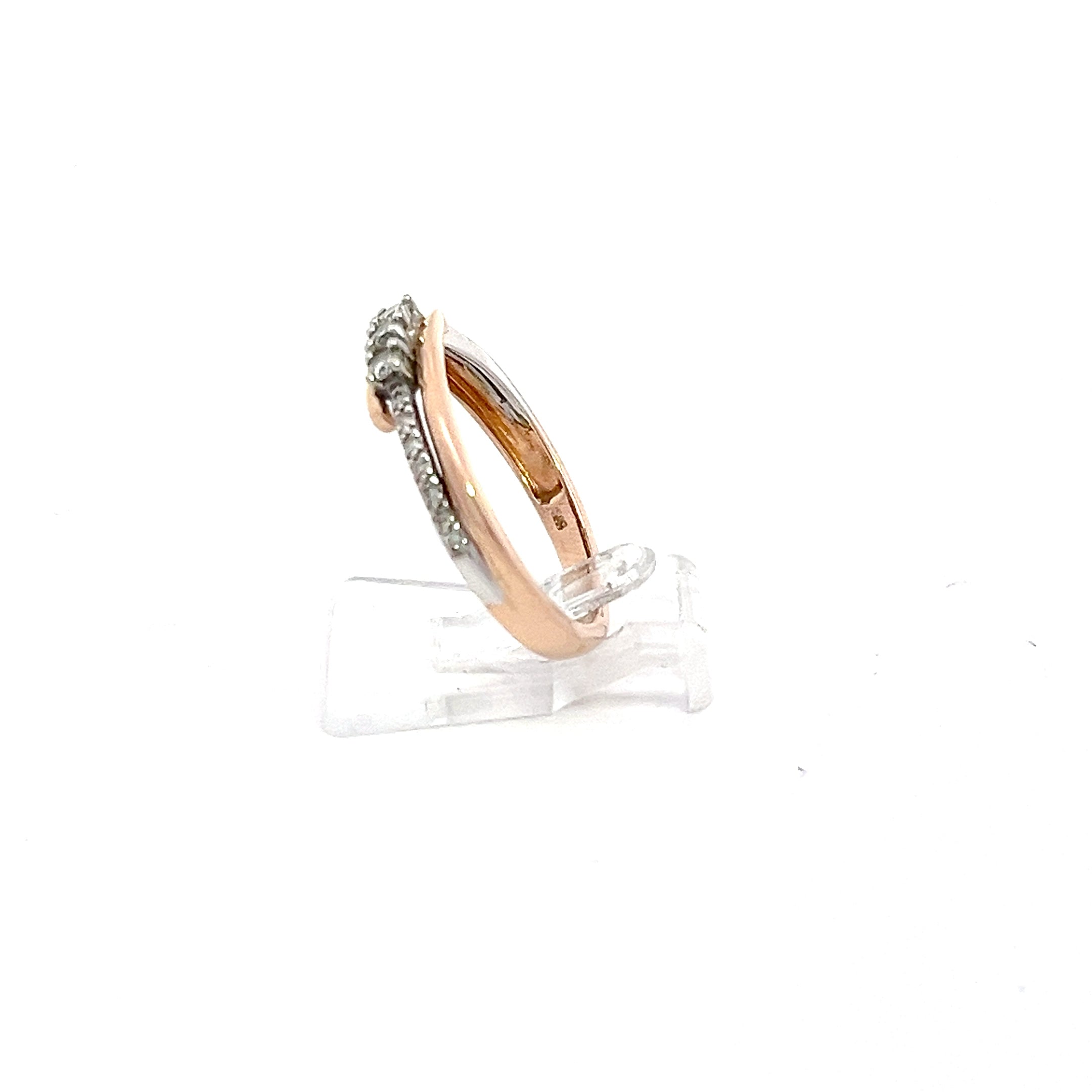 Diamanten Ring Rot Gold 585 14kt. *58