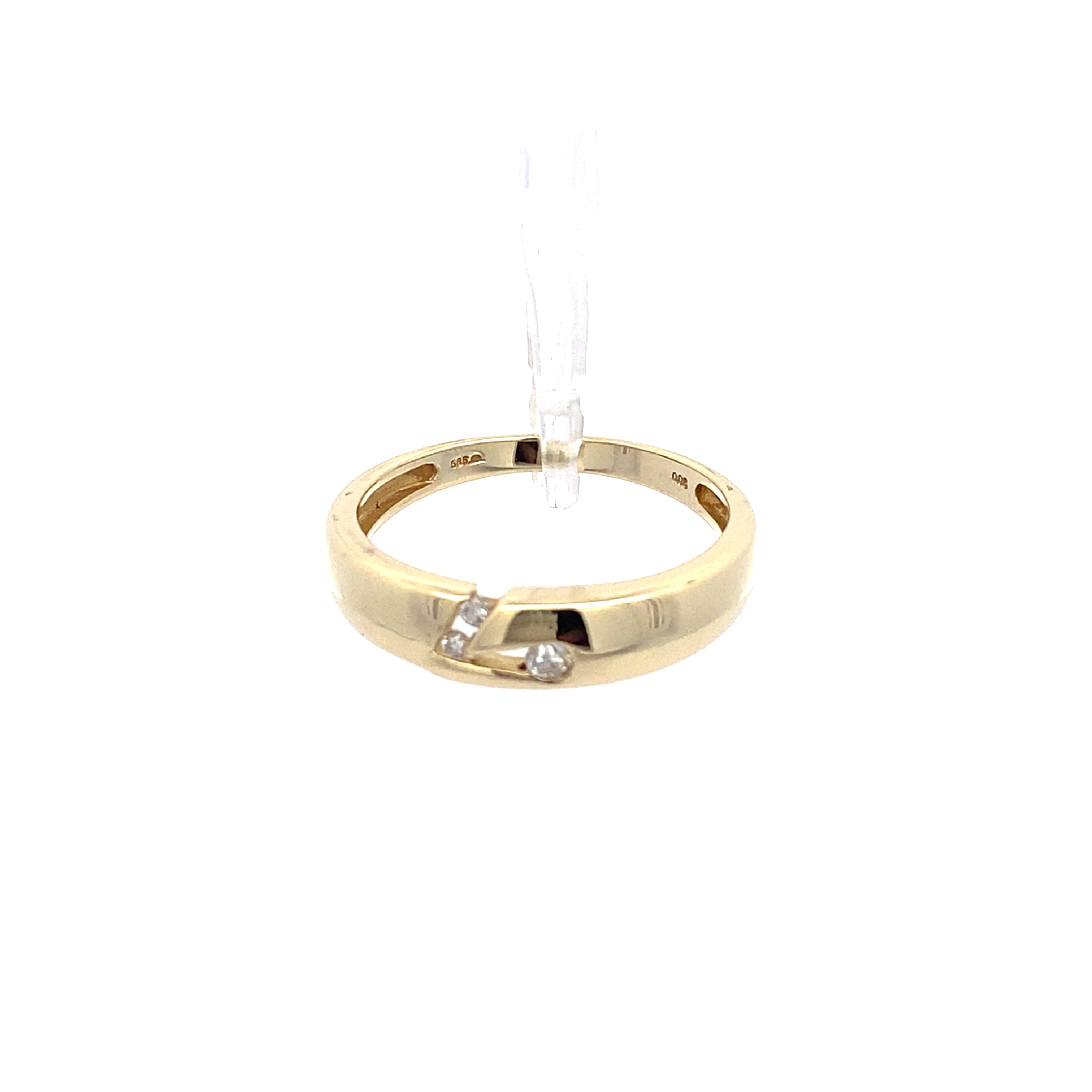 Brillantring Gelbgold 585