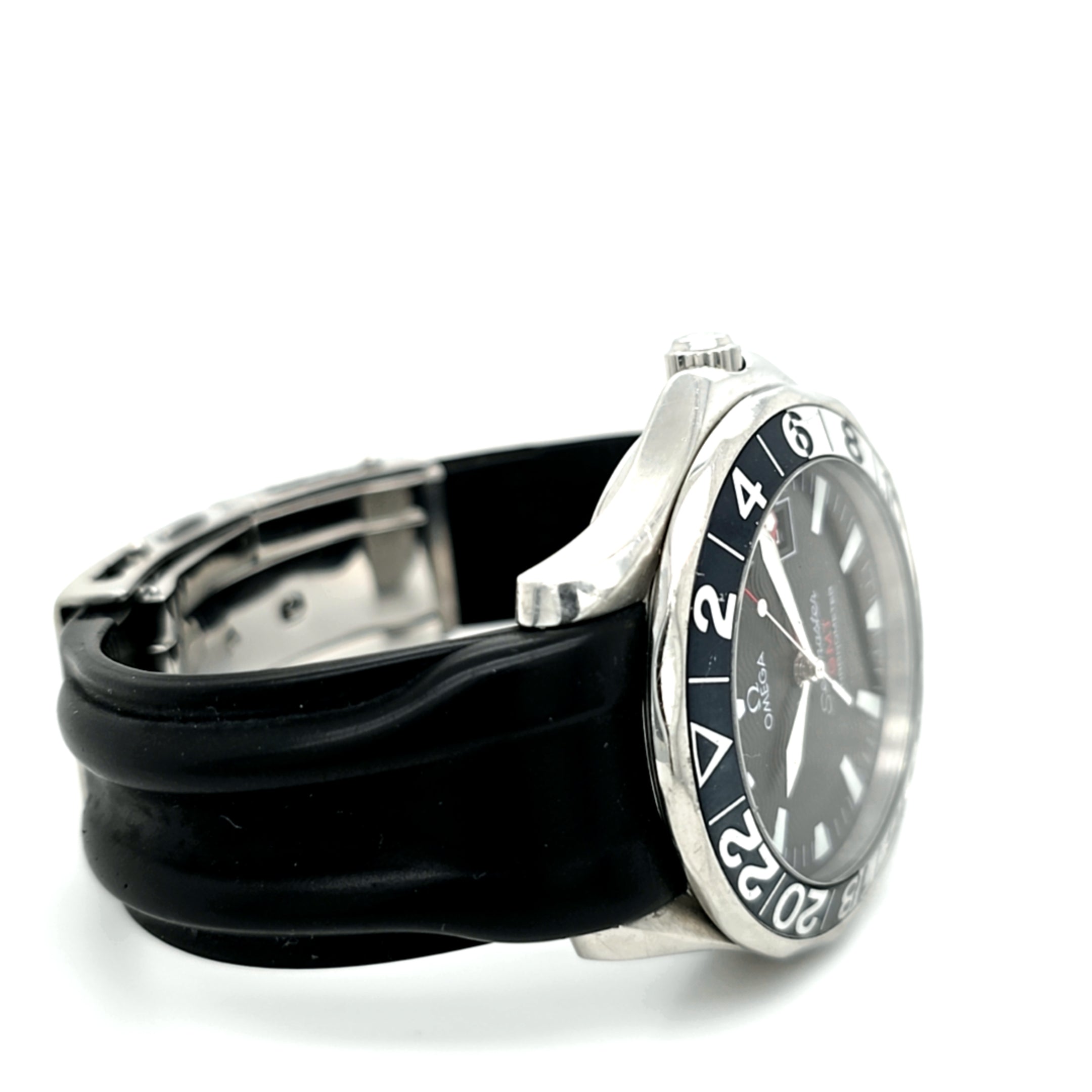 OMEGA Seamaster GMT 50th Anniversary Stahl Kautschuk Ref.2834.50.91