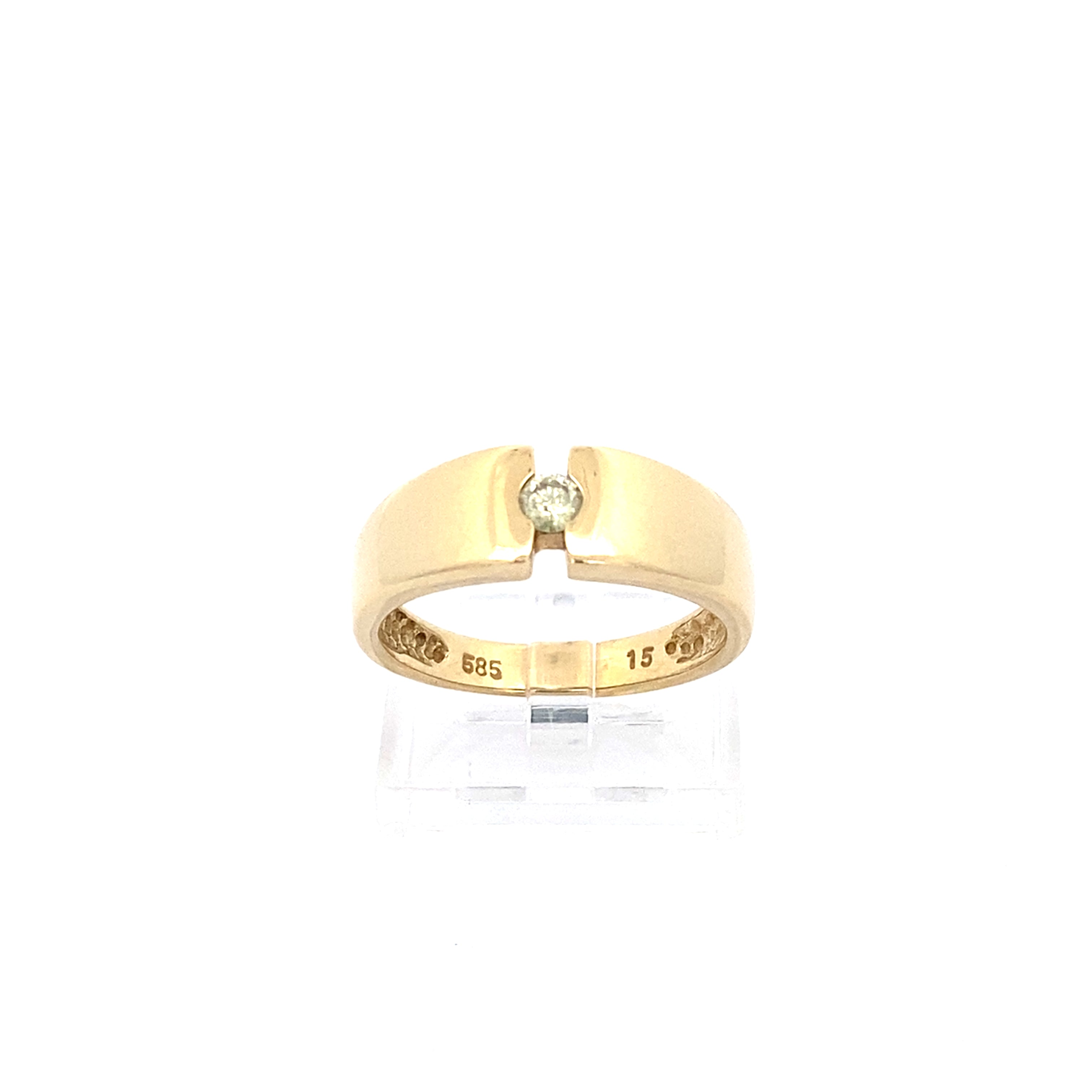 Brillantring Gelbgold 585