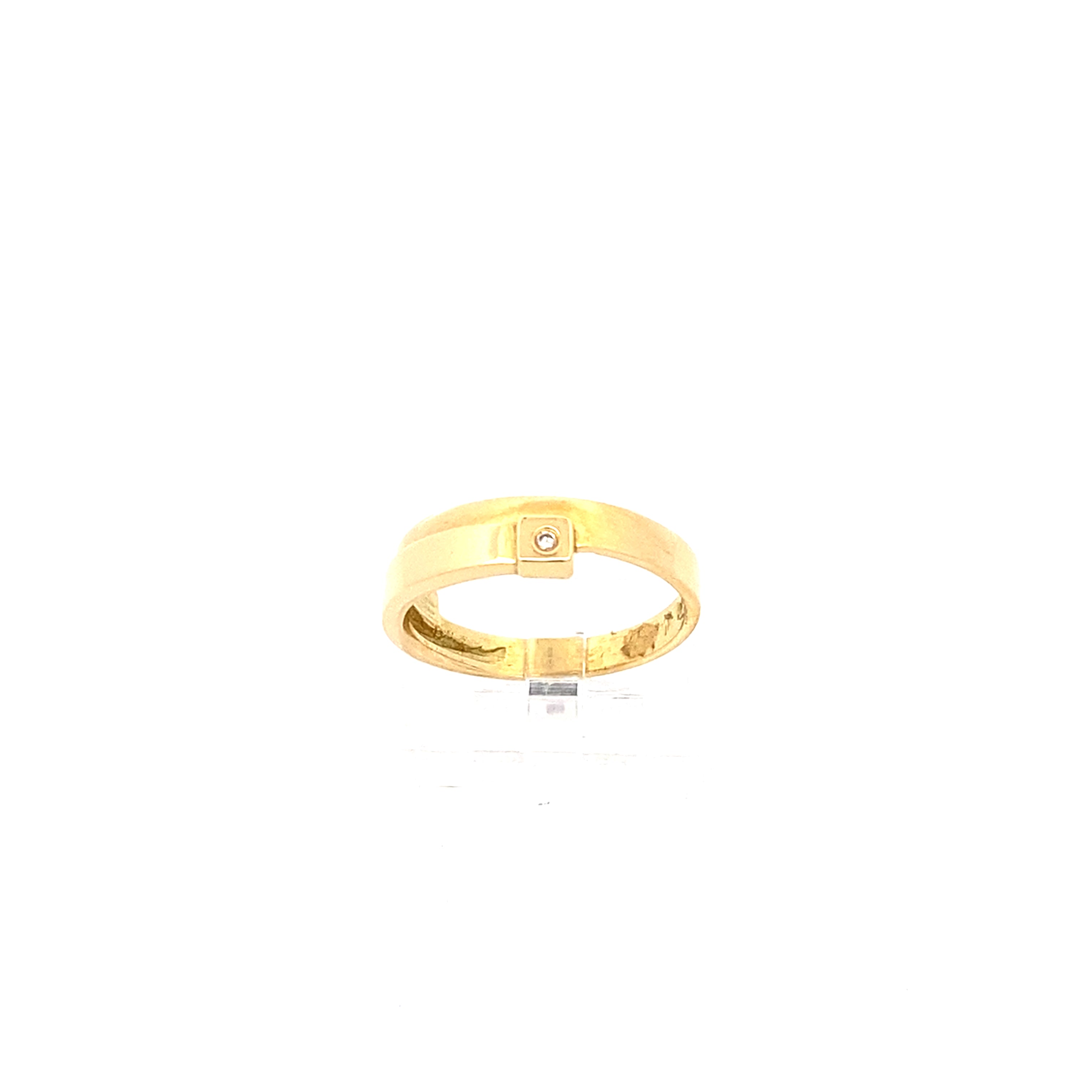 Brillantring Gelbgold 750