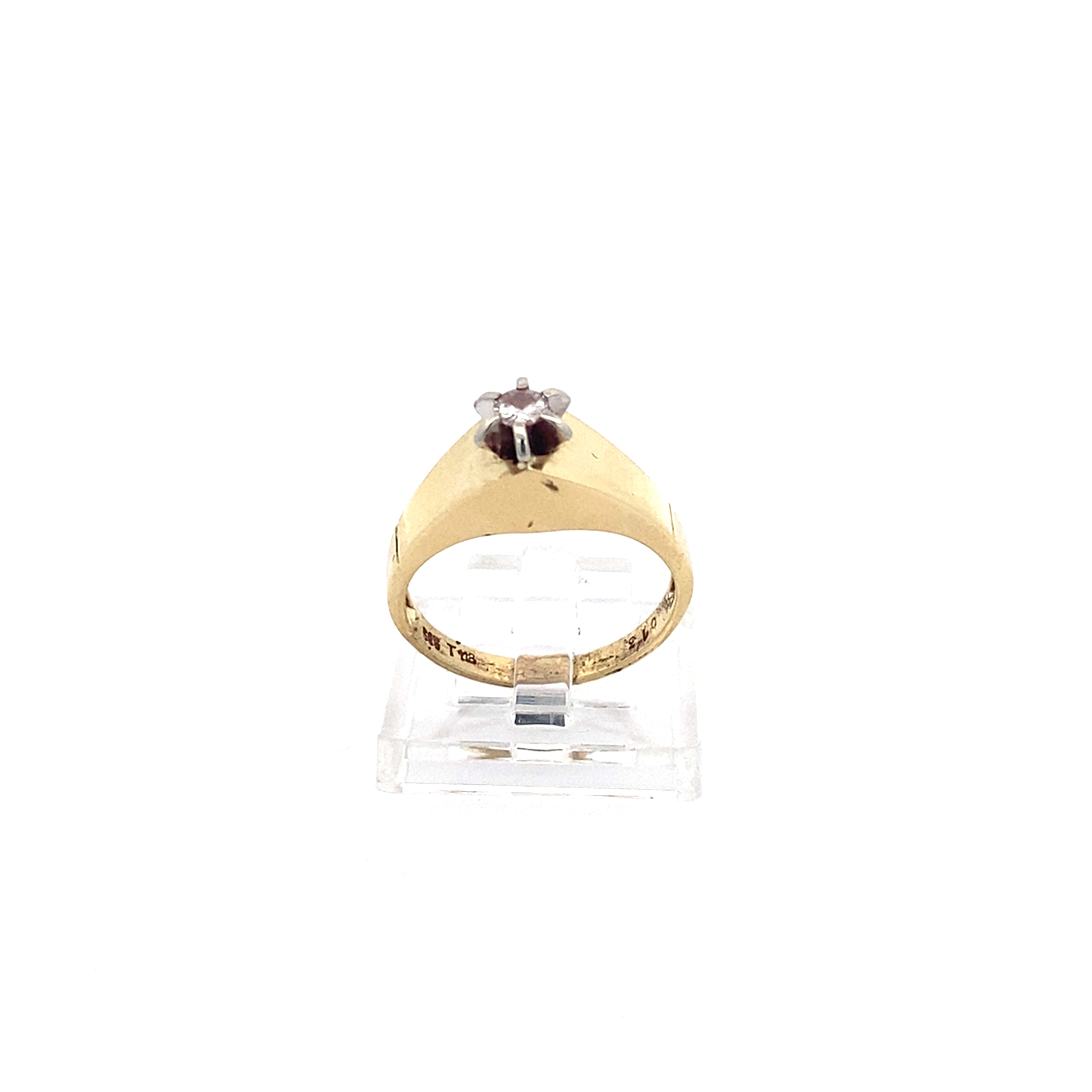 Damenring Gelbgold 585 Brillant