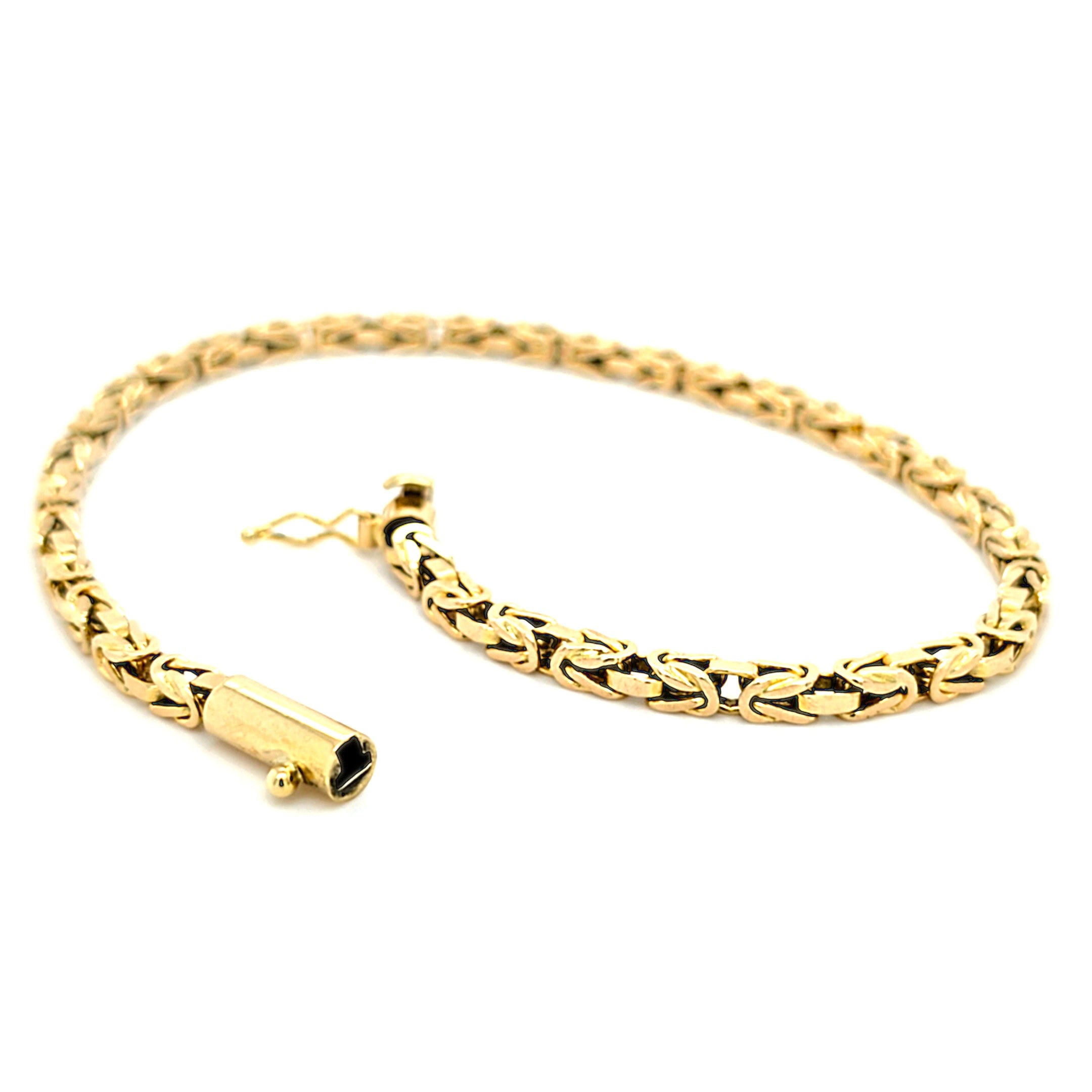 Königskettenarmband Gelb Gold 585 Unisex Geschenk Schmuck