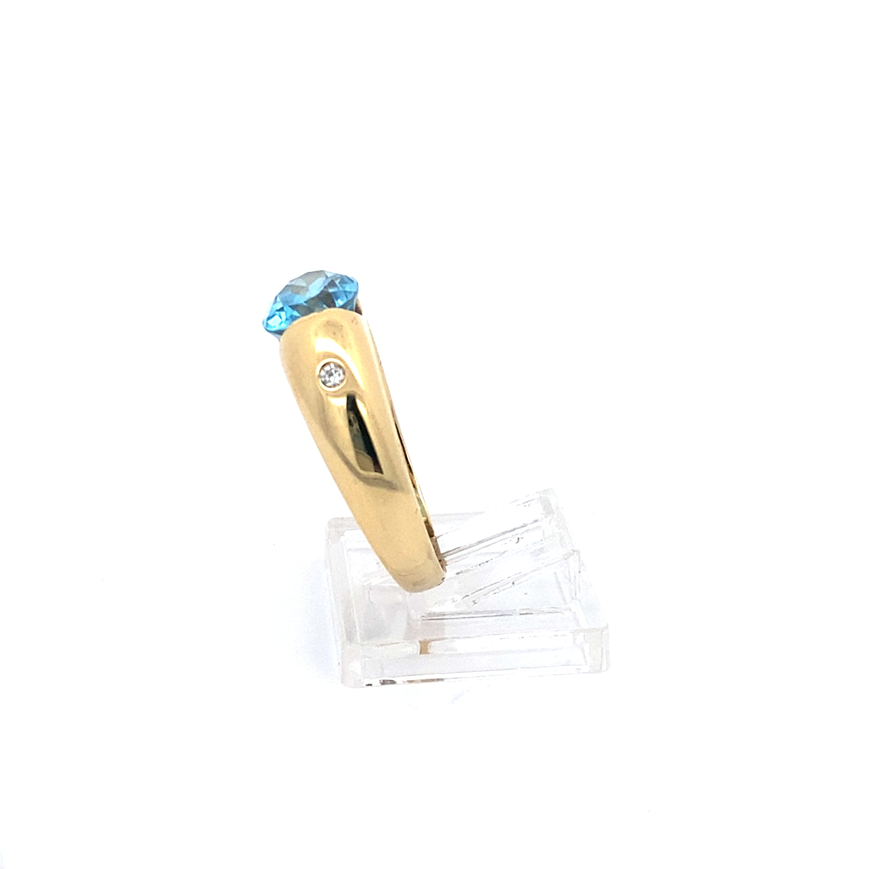 Damenring Gelbgold 585 Brillant