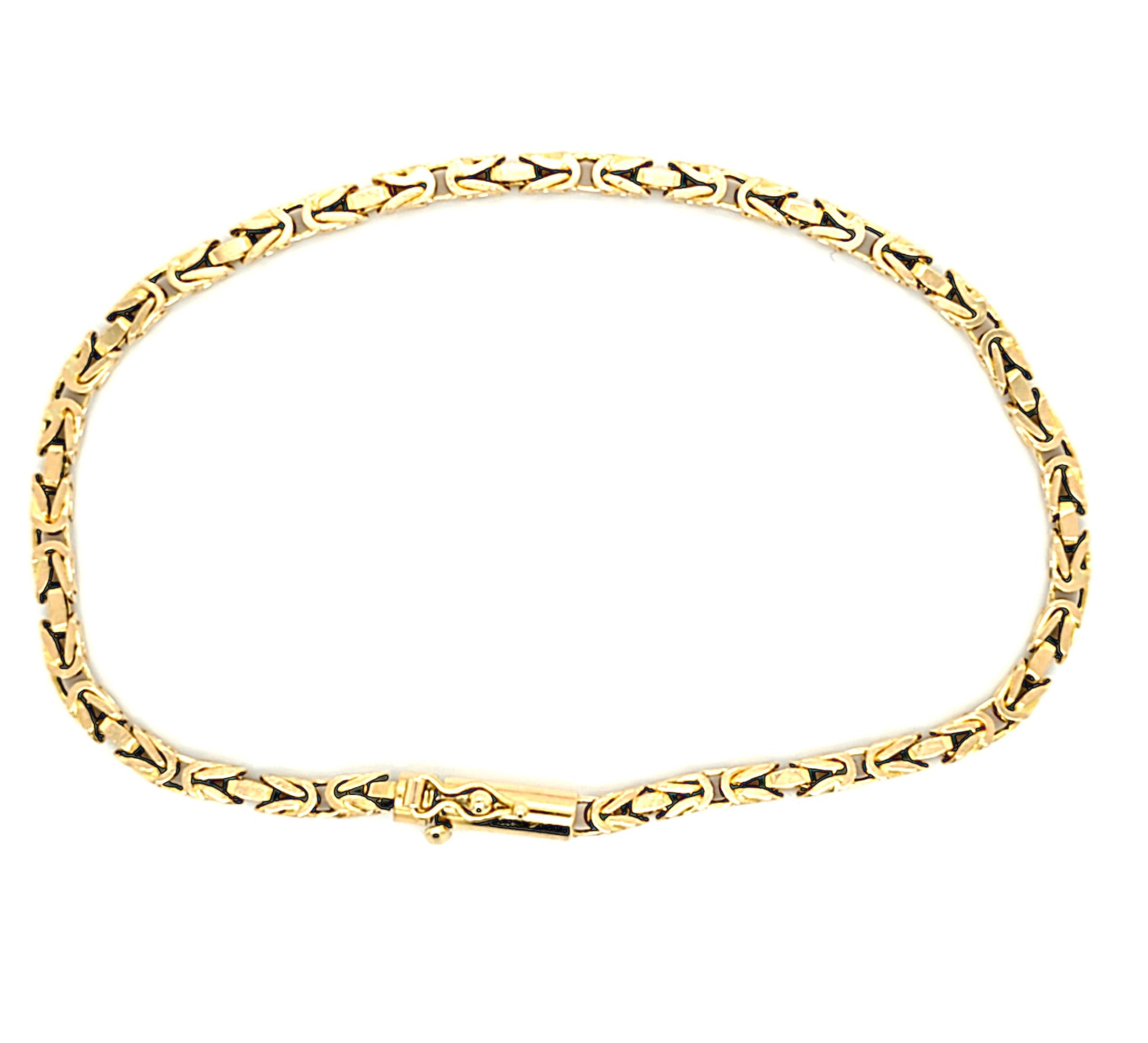 Königskettenarmband Gelb Gold 585 Unisex Geschenk Schmuck