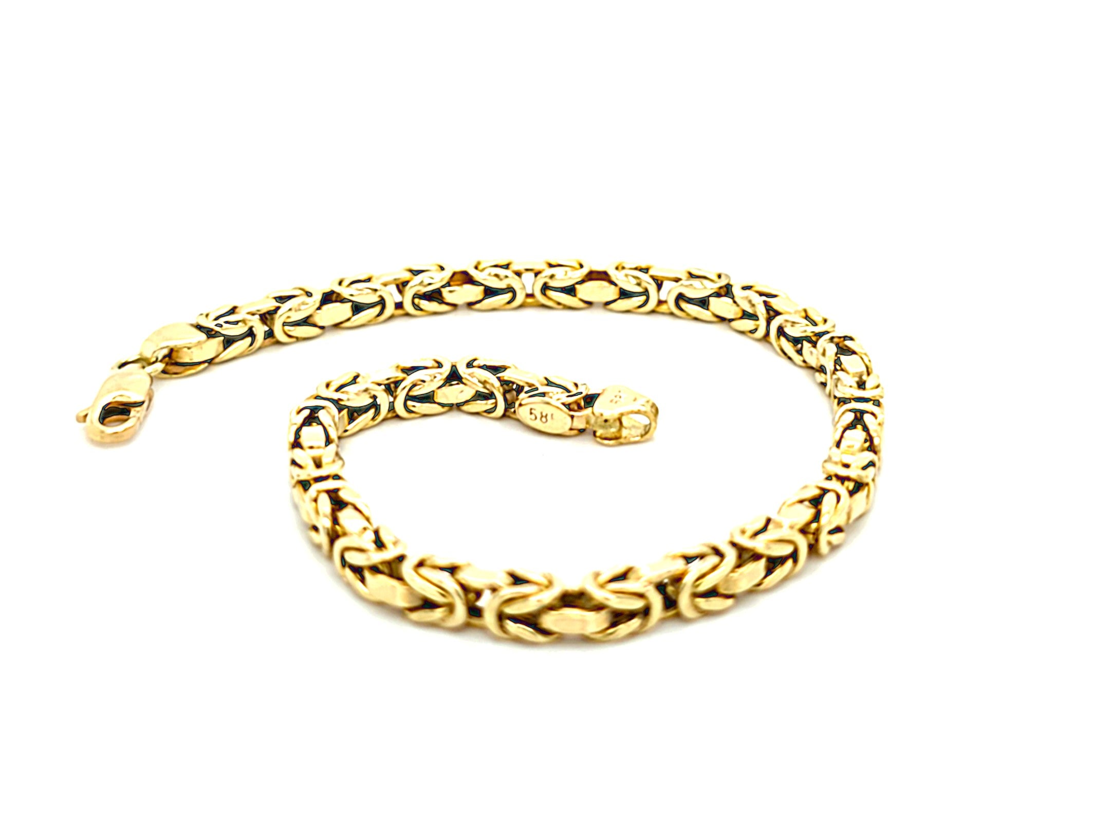 Königsketten Armabnd Gold 585 14 kt Unisex Geschenk