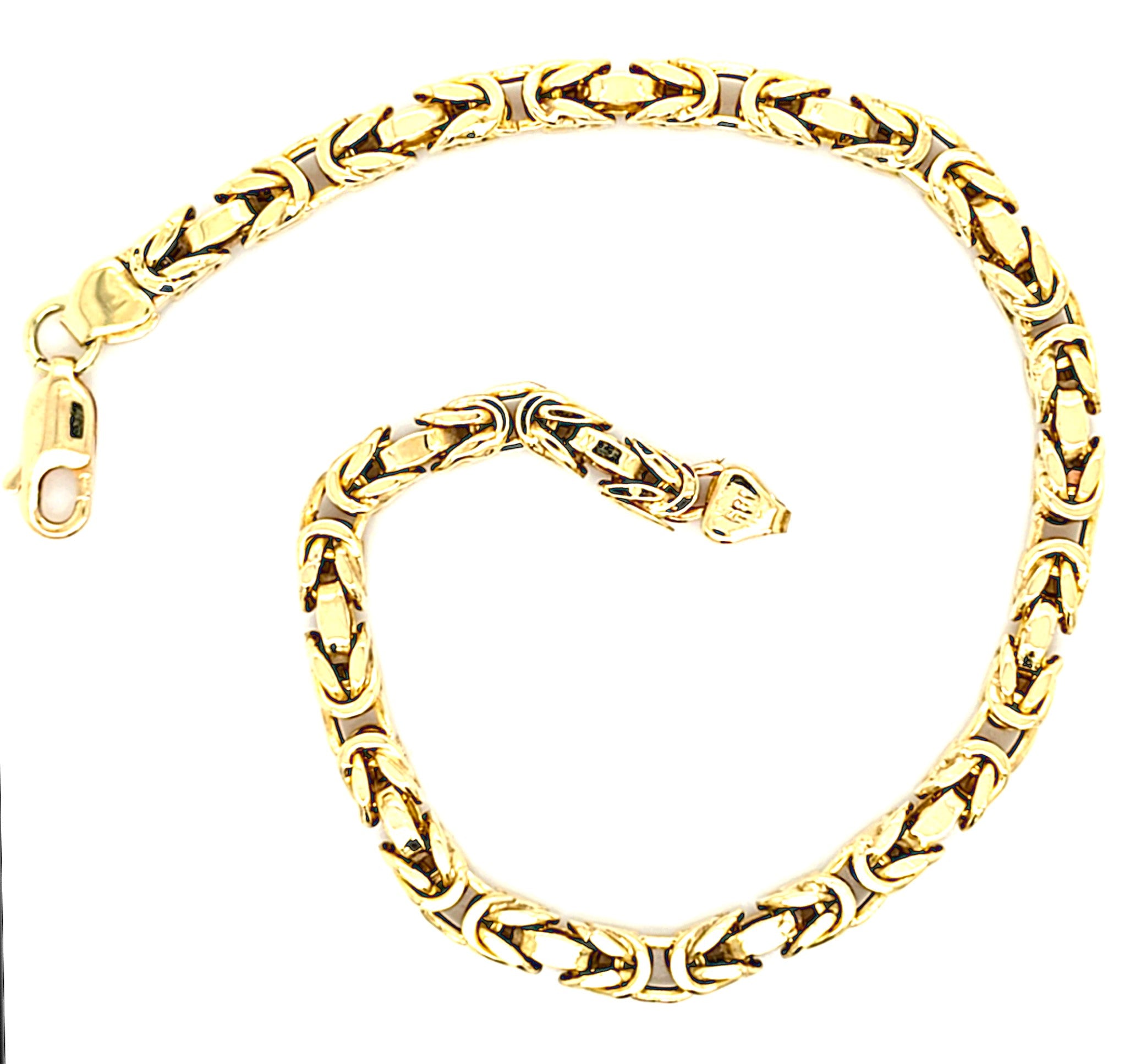 Königsketten Armabnd Gold 585 14 kt Unisex Geschenk