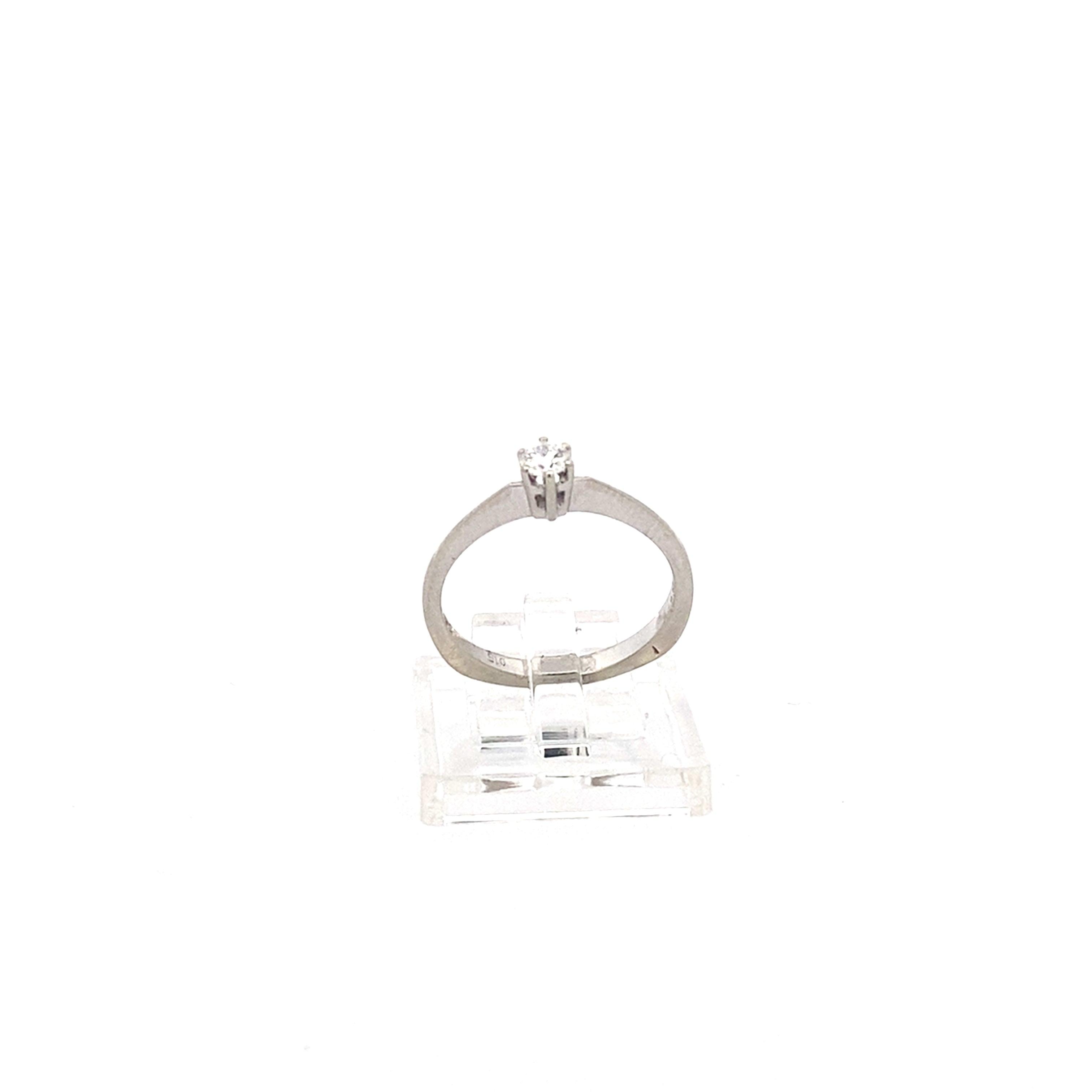 Damenring Weißgold 750/18kt Brillant