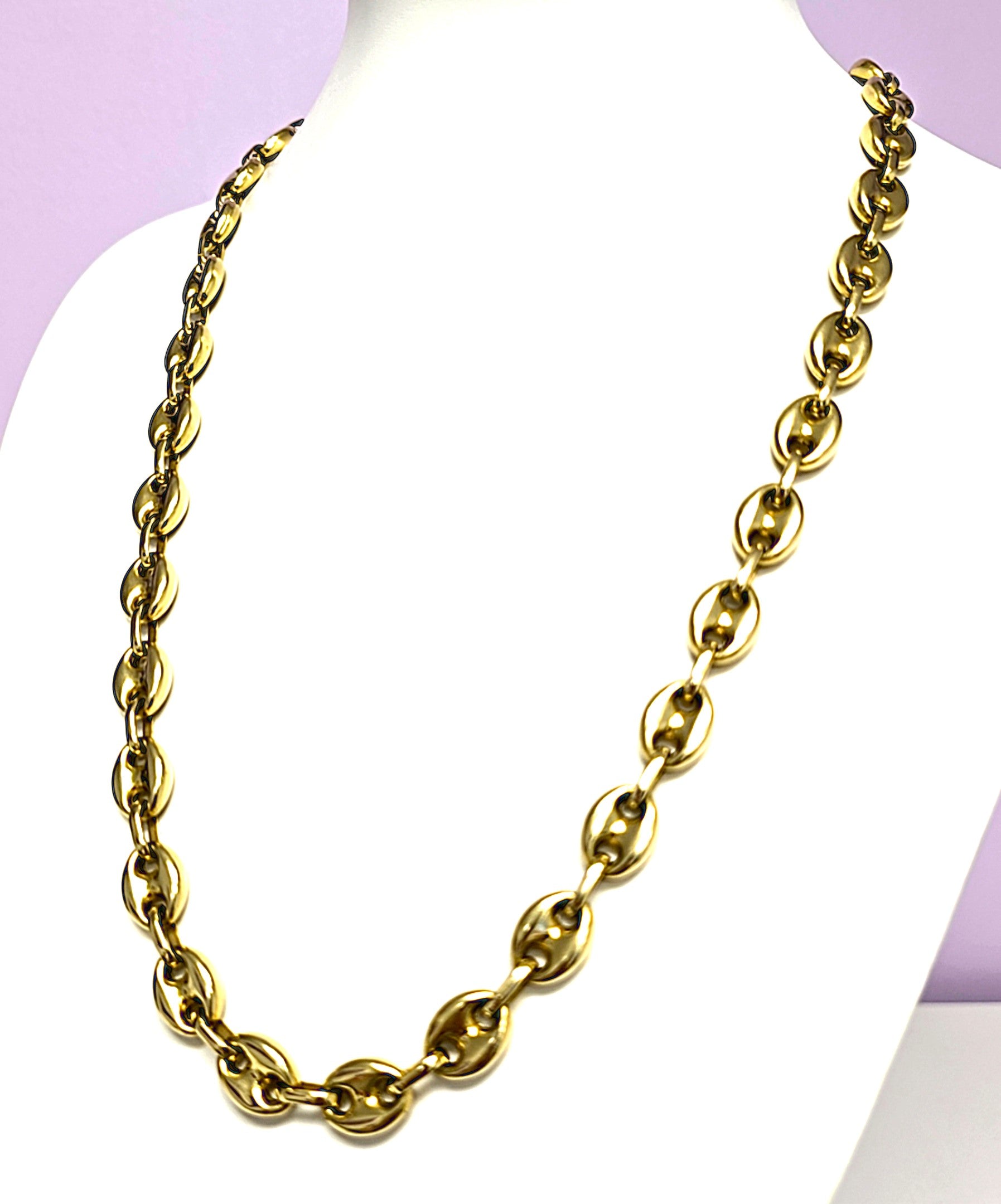 Bohnenkette Gold 585 14 kt