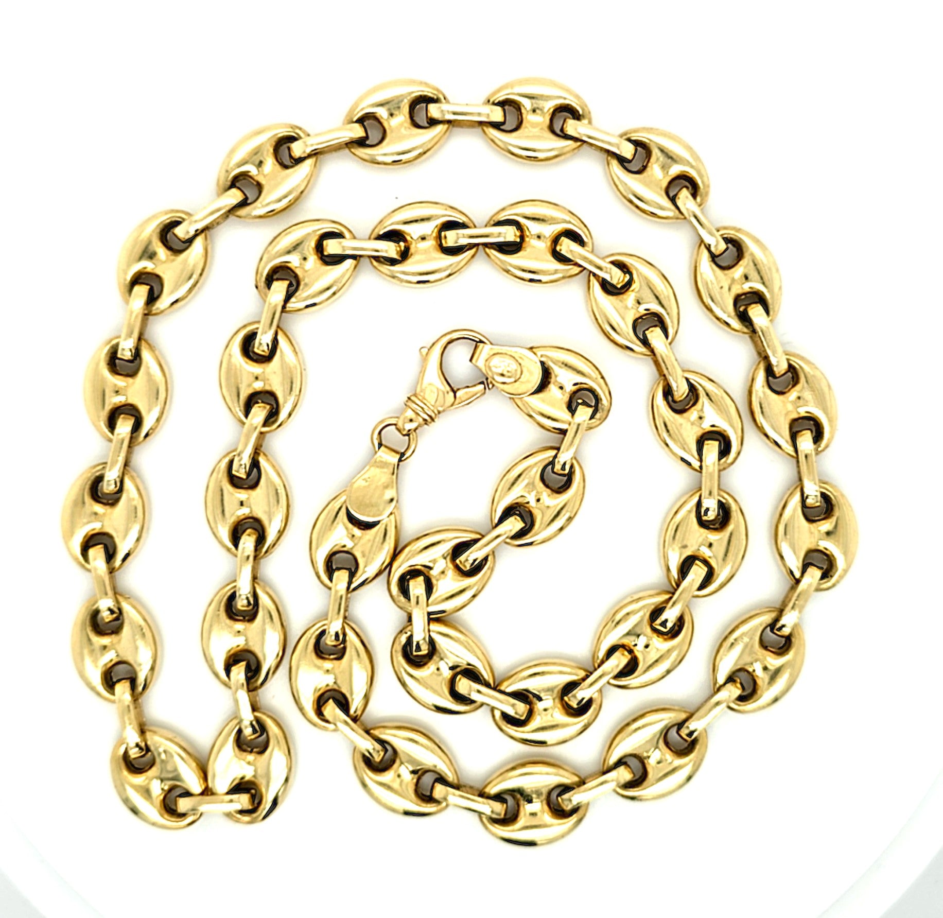 Bohnenkette Gold 585 14 kt
