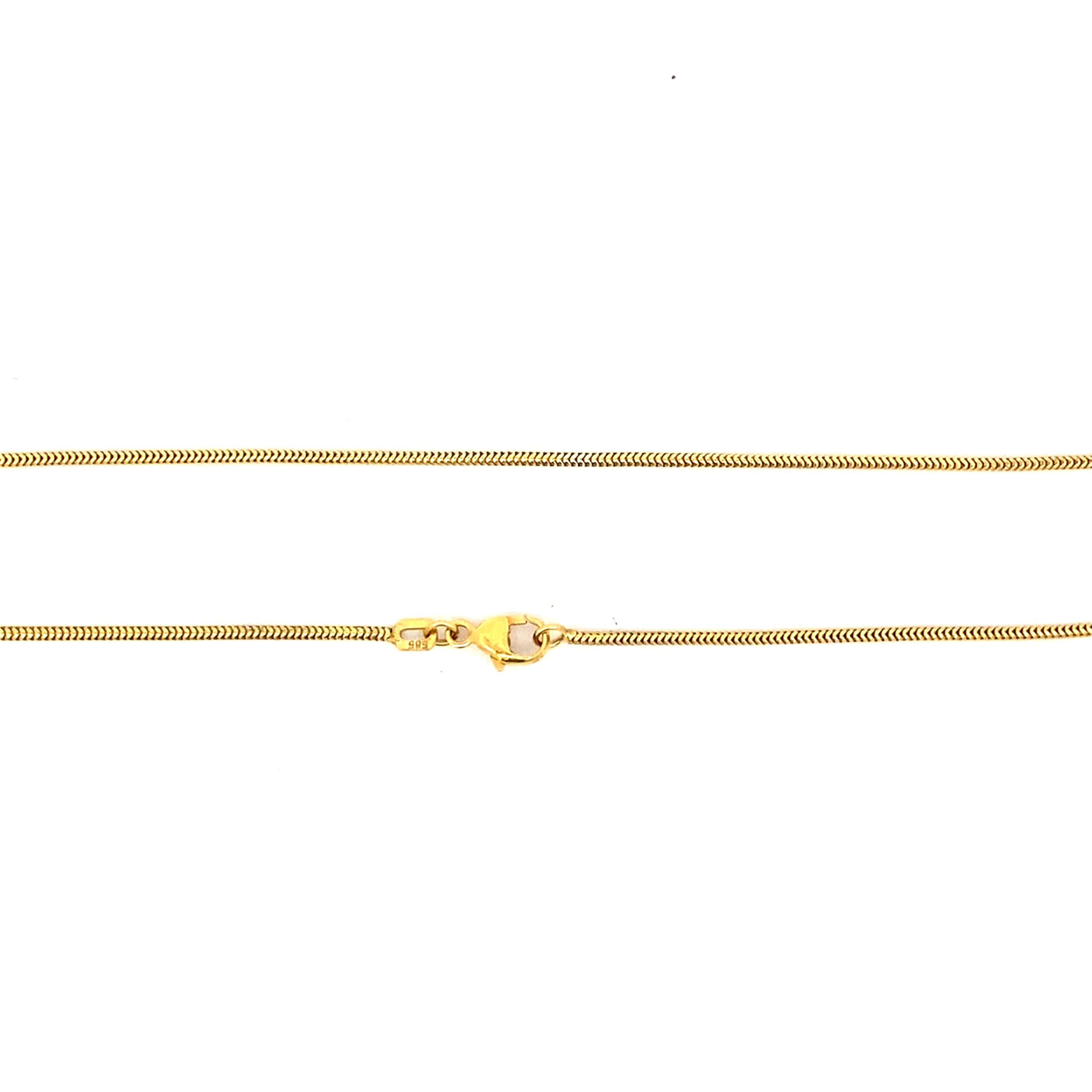 Schlangenkette Gelbgold 585