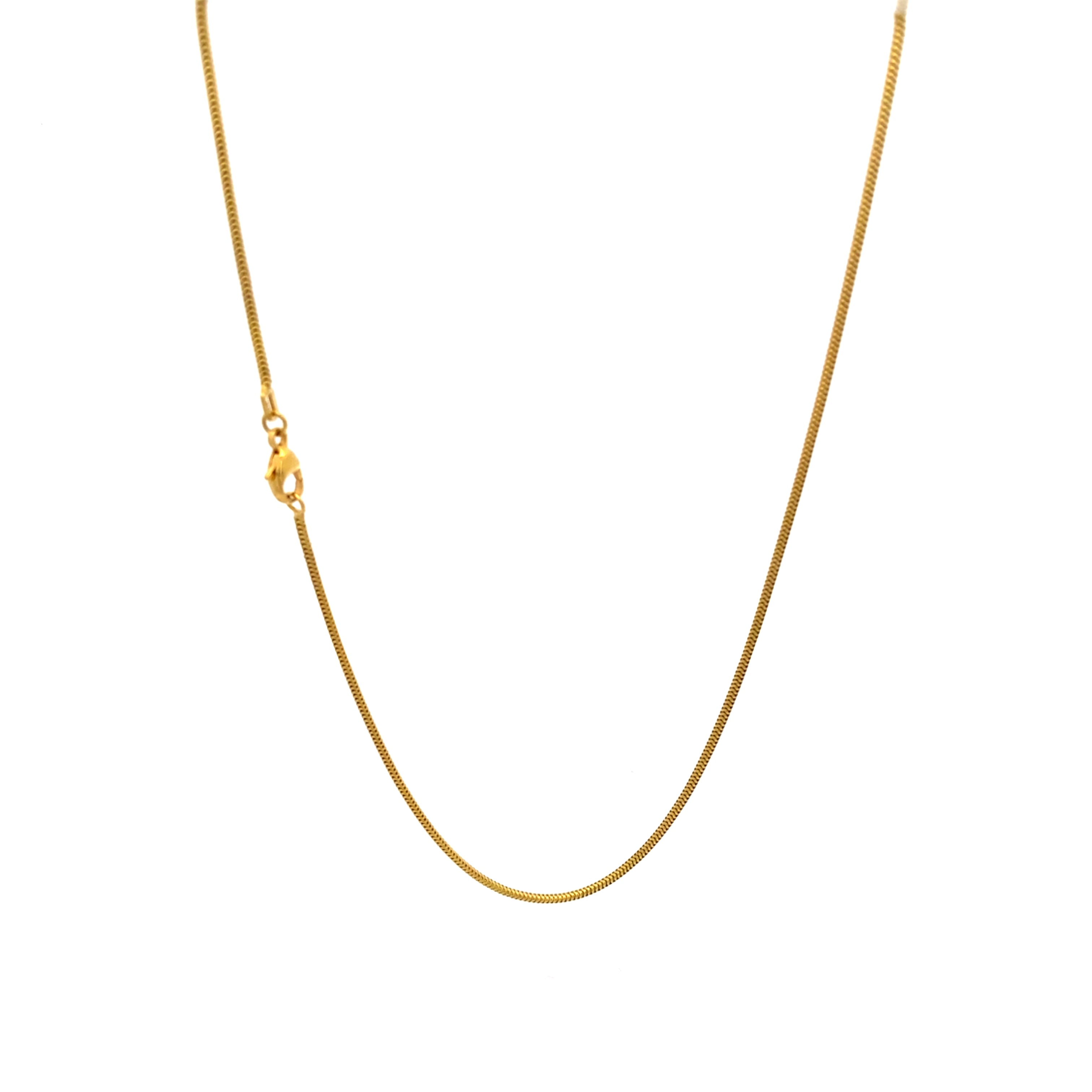 Schlangenkette Gelbgold 585