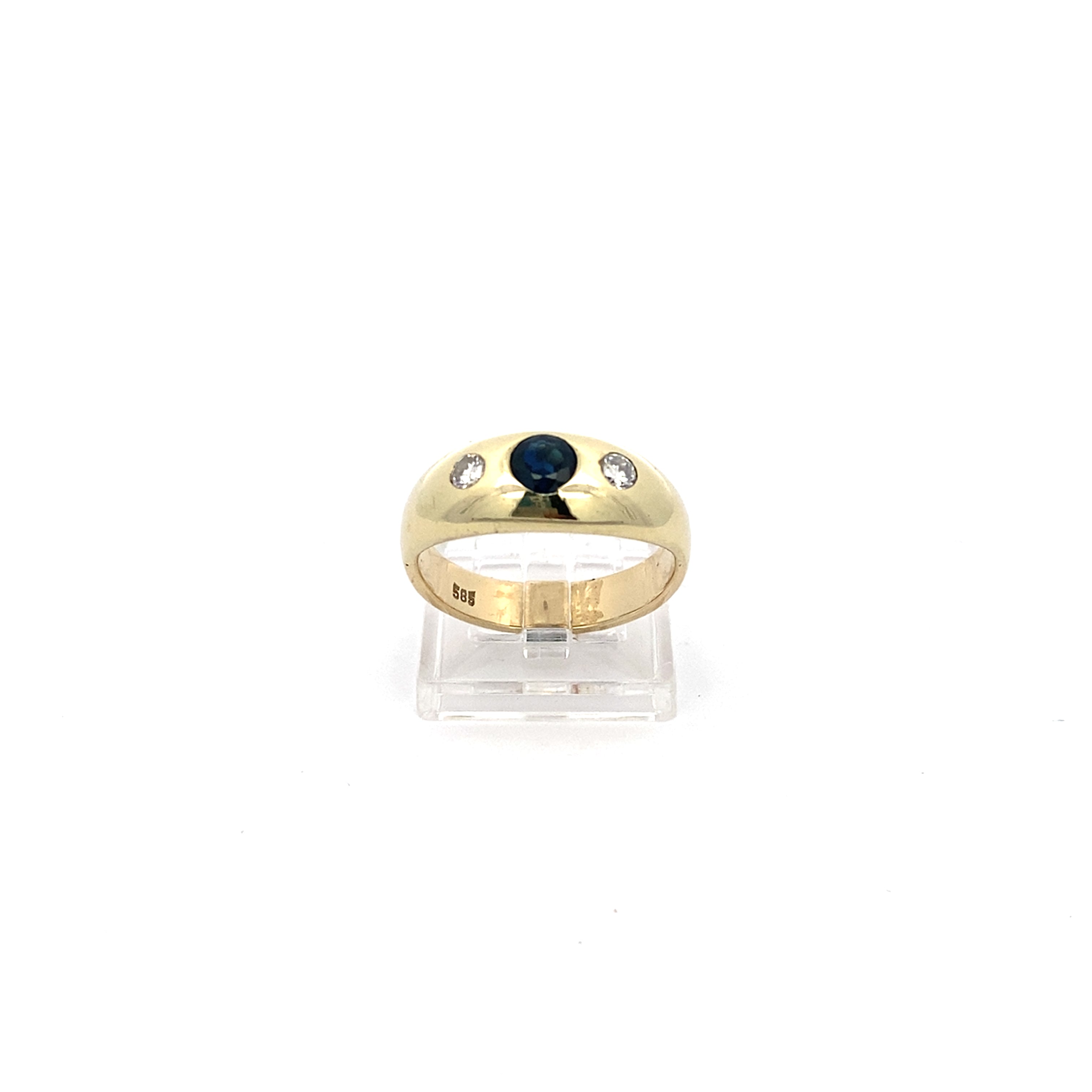 Brillantring Gelbgold 585
