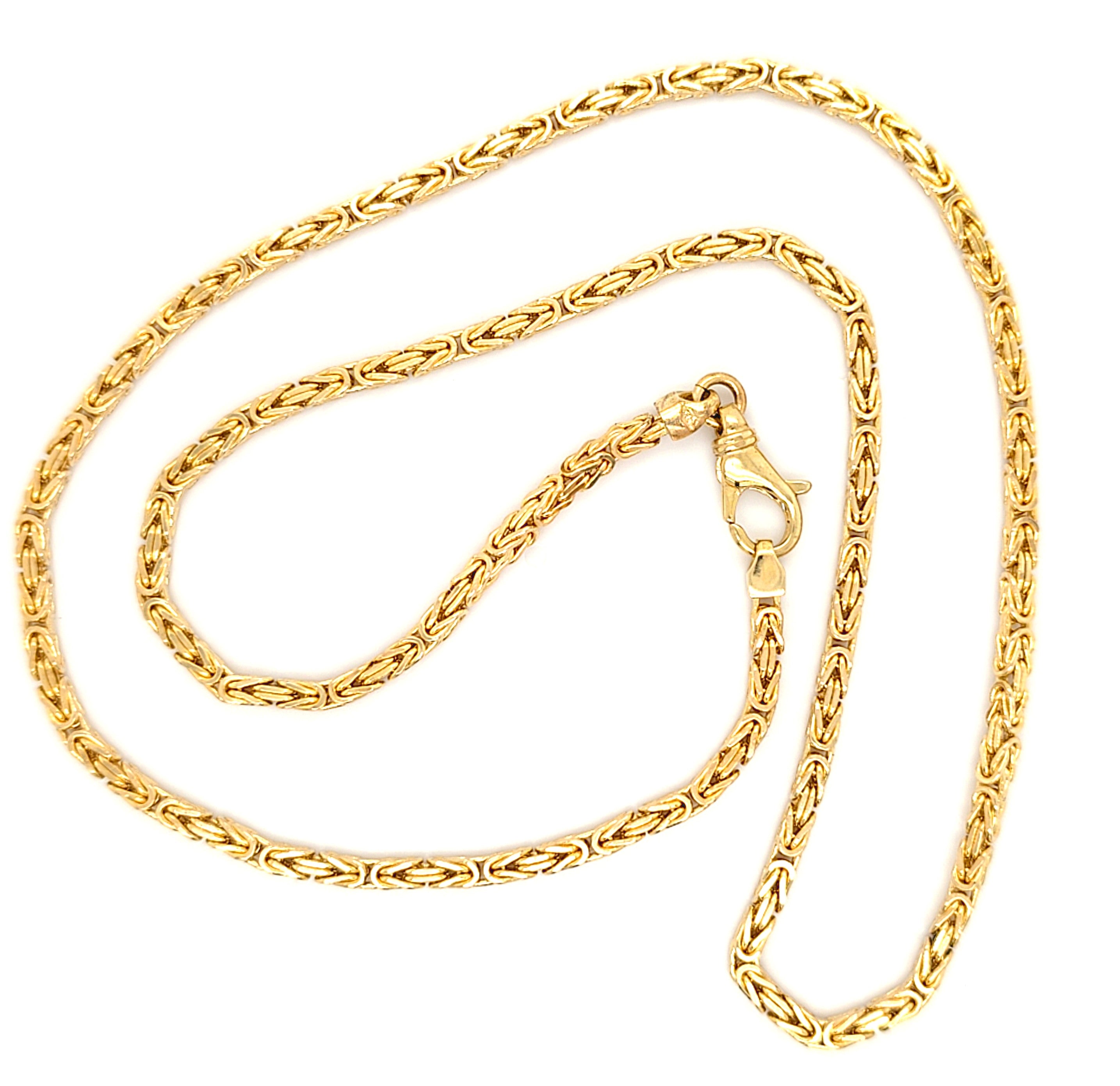 Königskette Gold 585 14 kt Unisex
