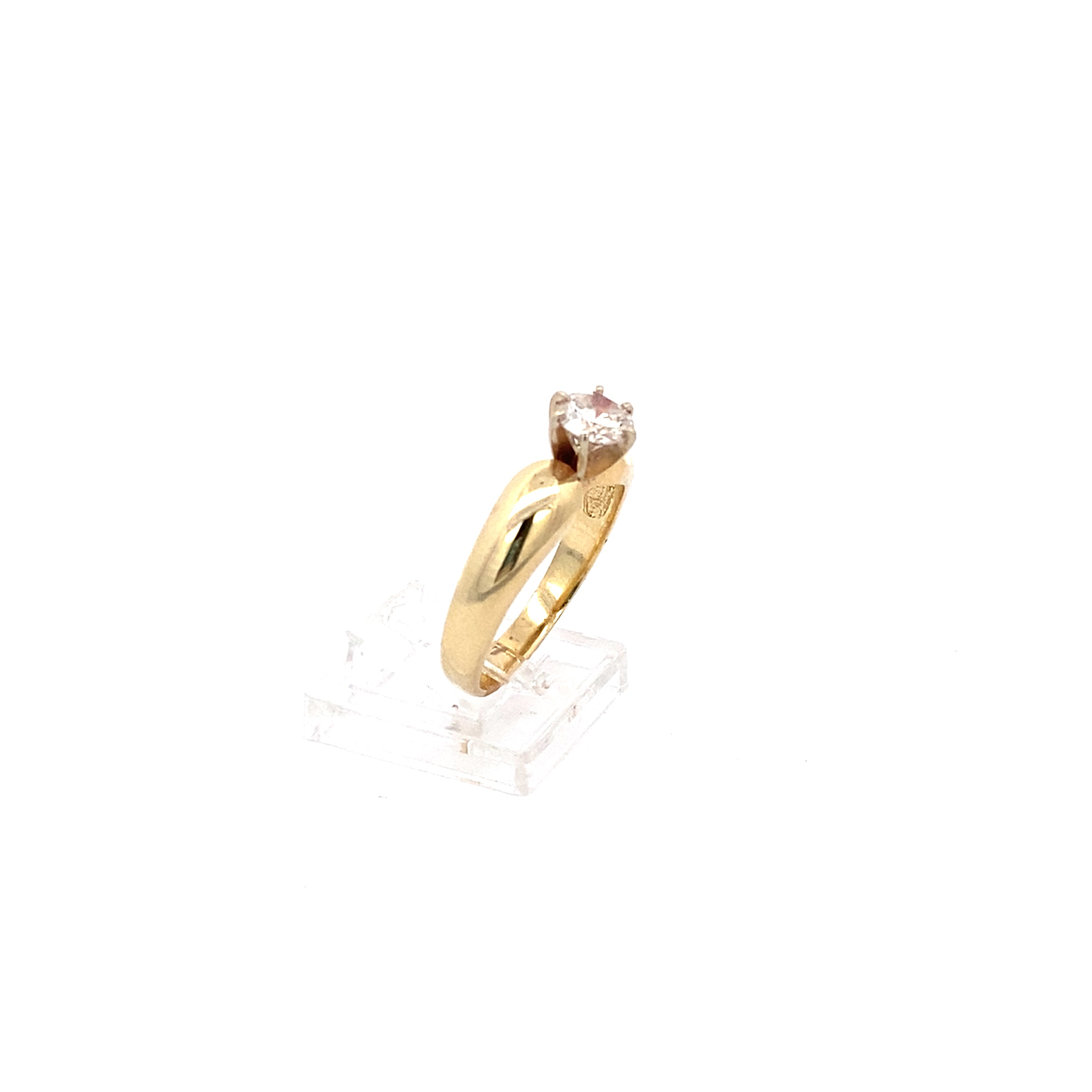 Brillantring 0,75 ct Gelbgold 585