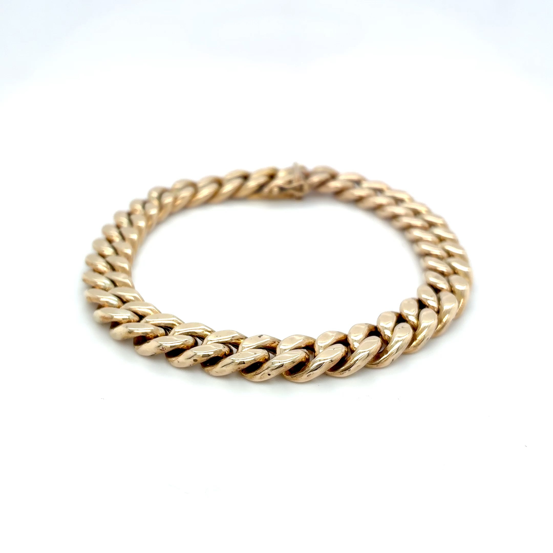 Flachpanzer Armband Gold 333 Gelbgold 8 Karat 19cm