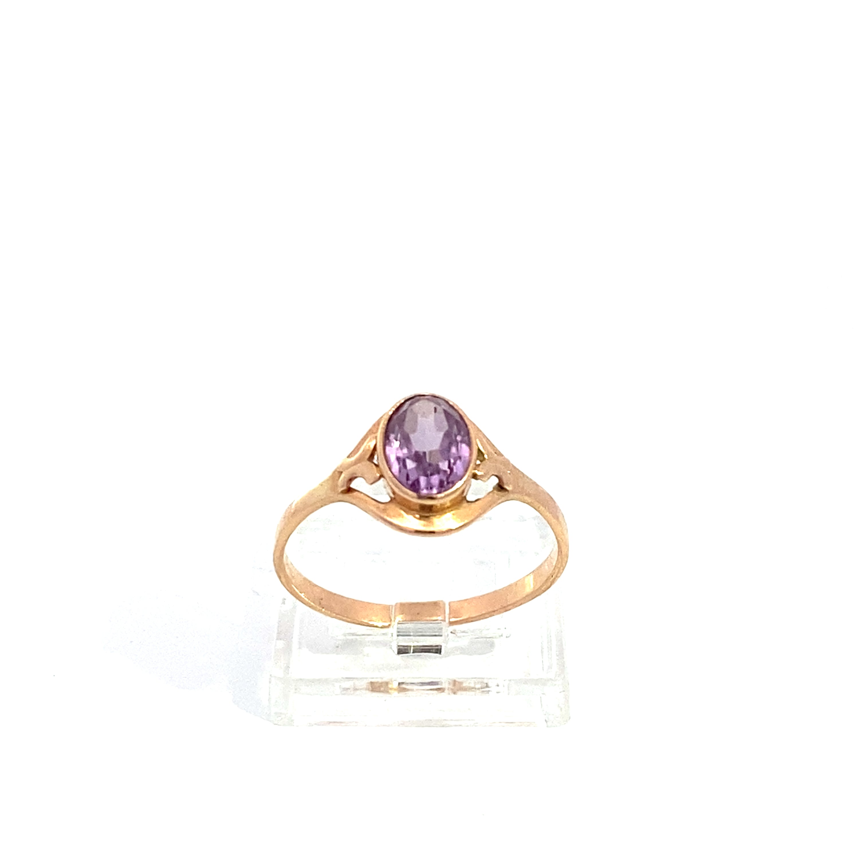 Damenring Rosegold 585