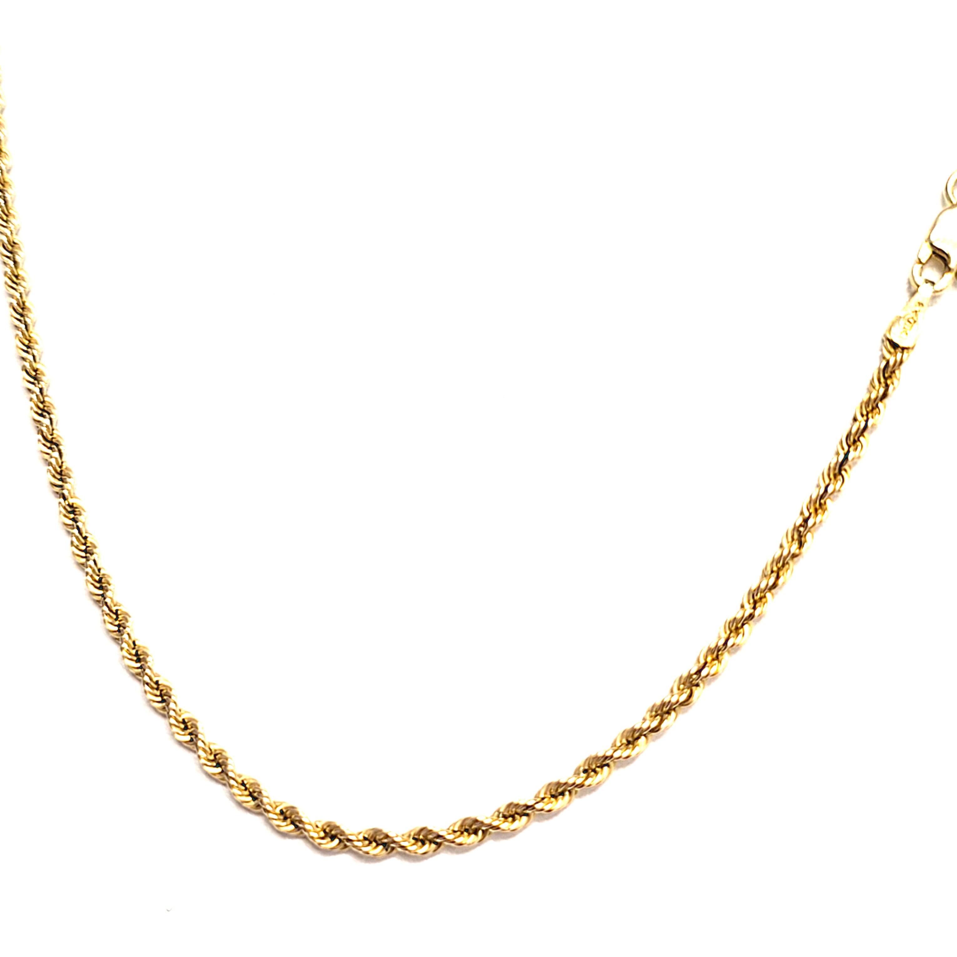 Drehkordel Kette Gold 585 14 kt Unisex Geschenk