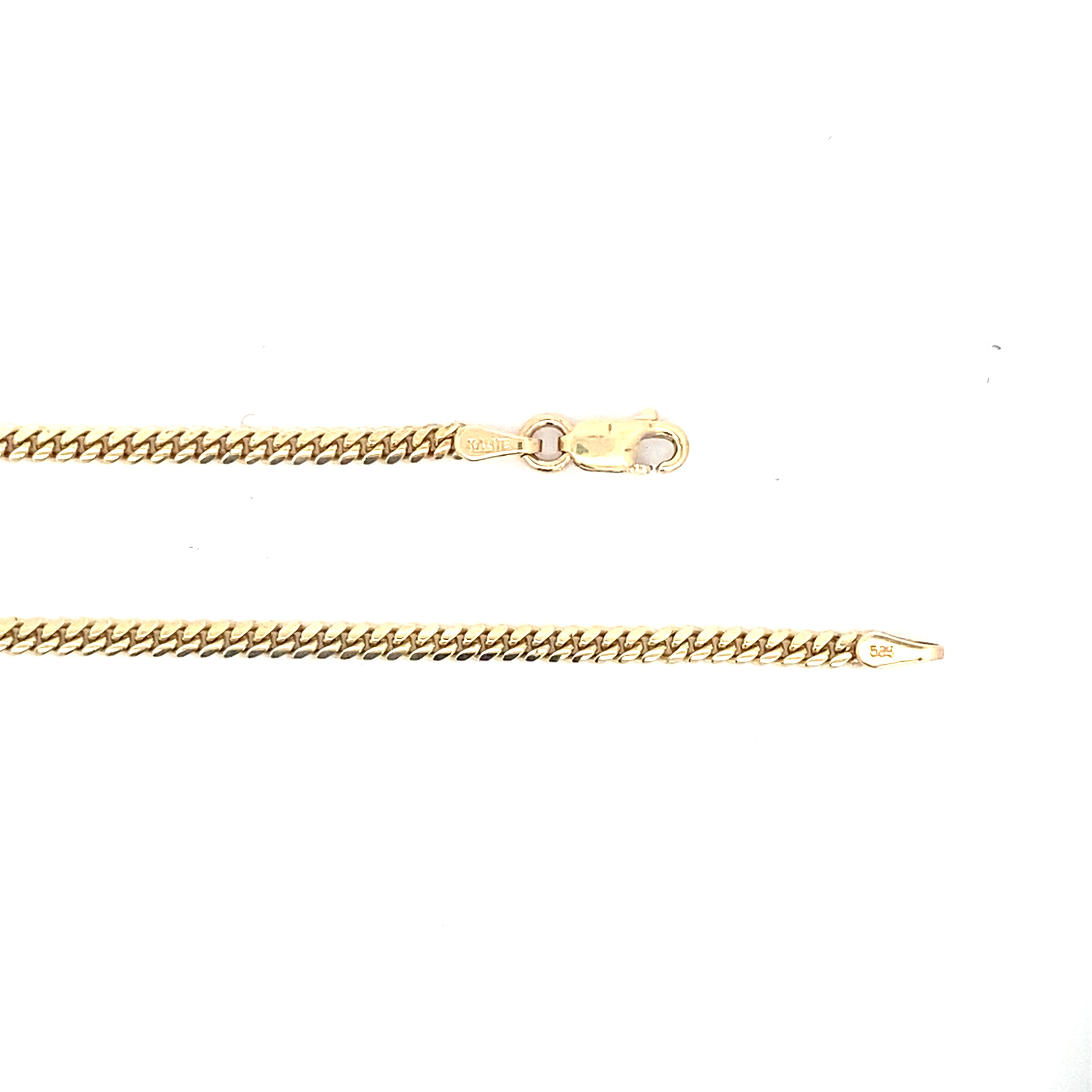 Flachpanzerkette Gelbgold 585