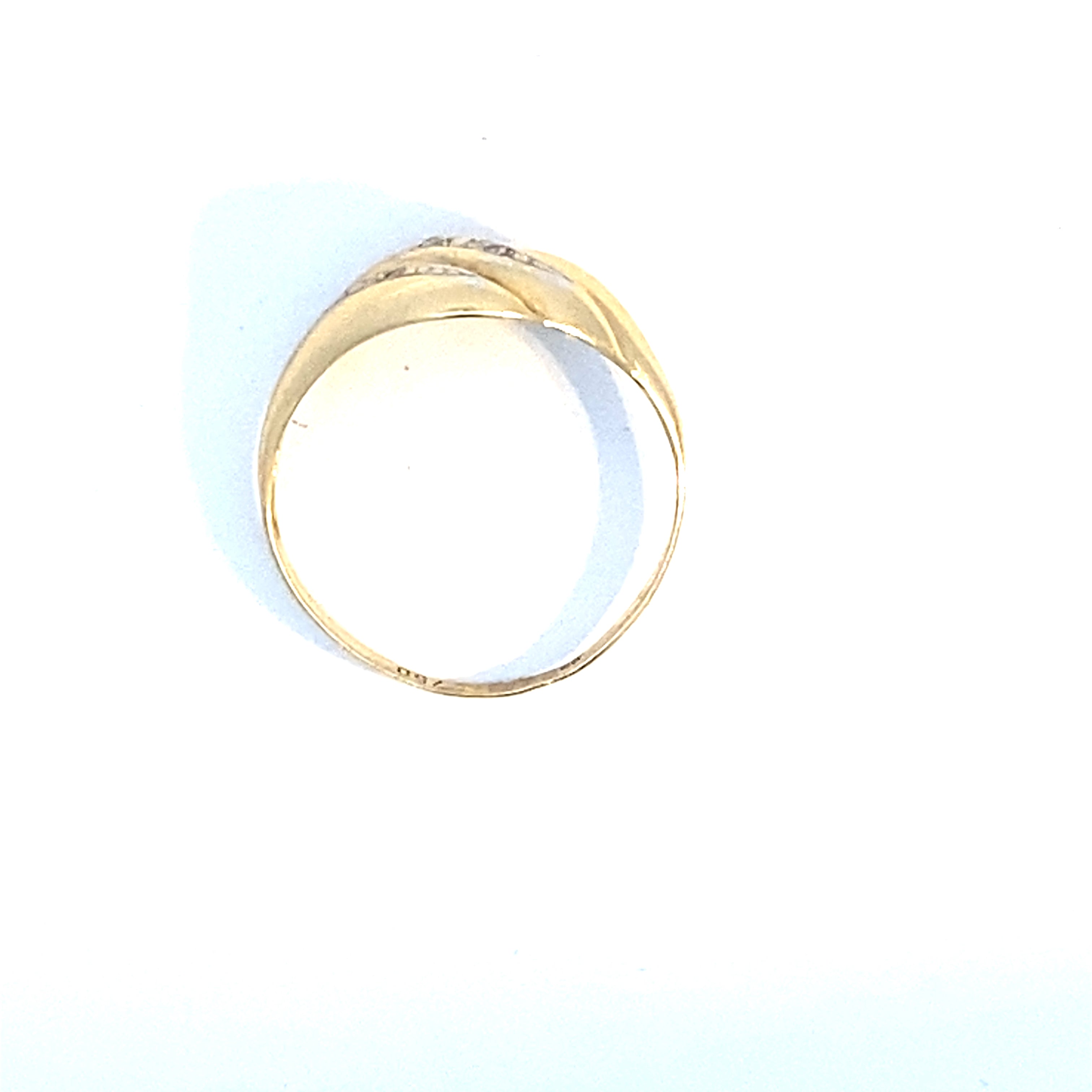 Brillantring Gelbgold/Weißgold 59*